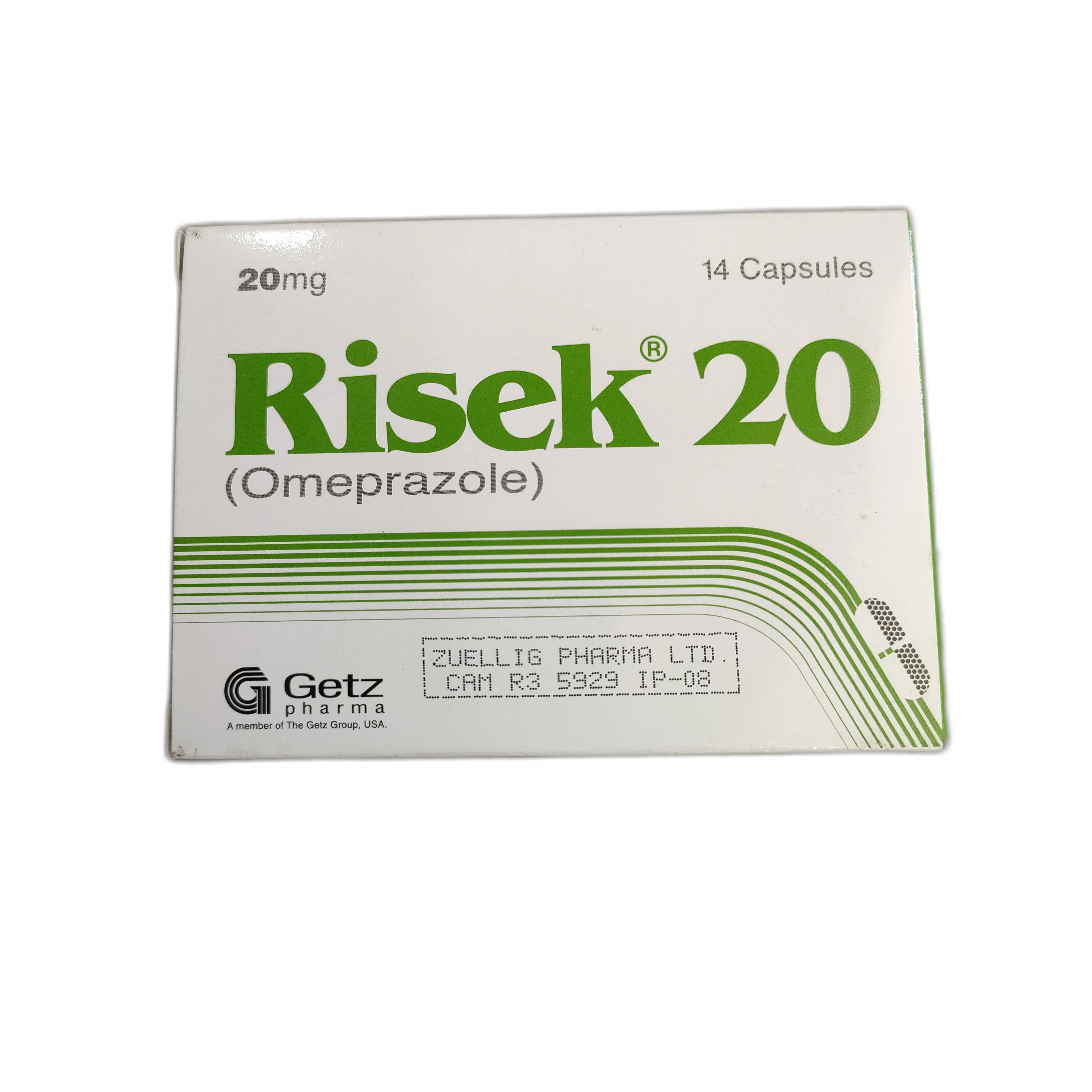Risek — available at pharmacies in Cambodia on PharmKulen