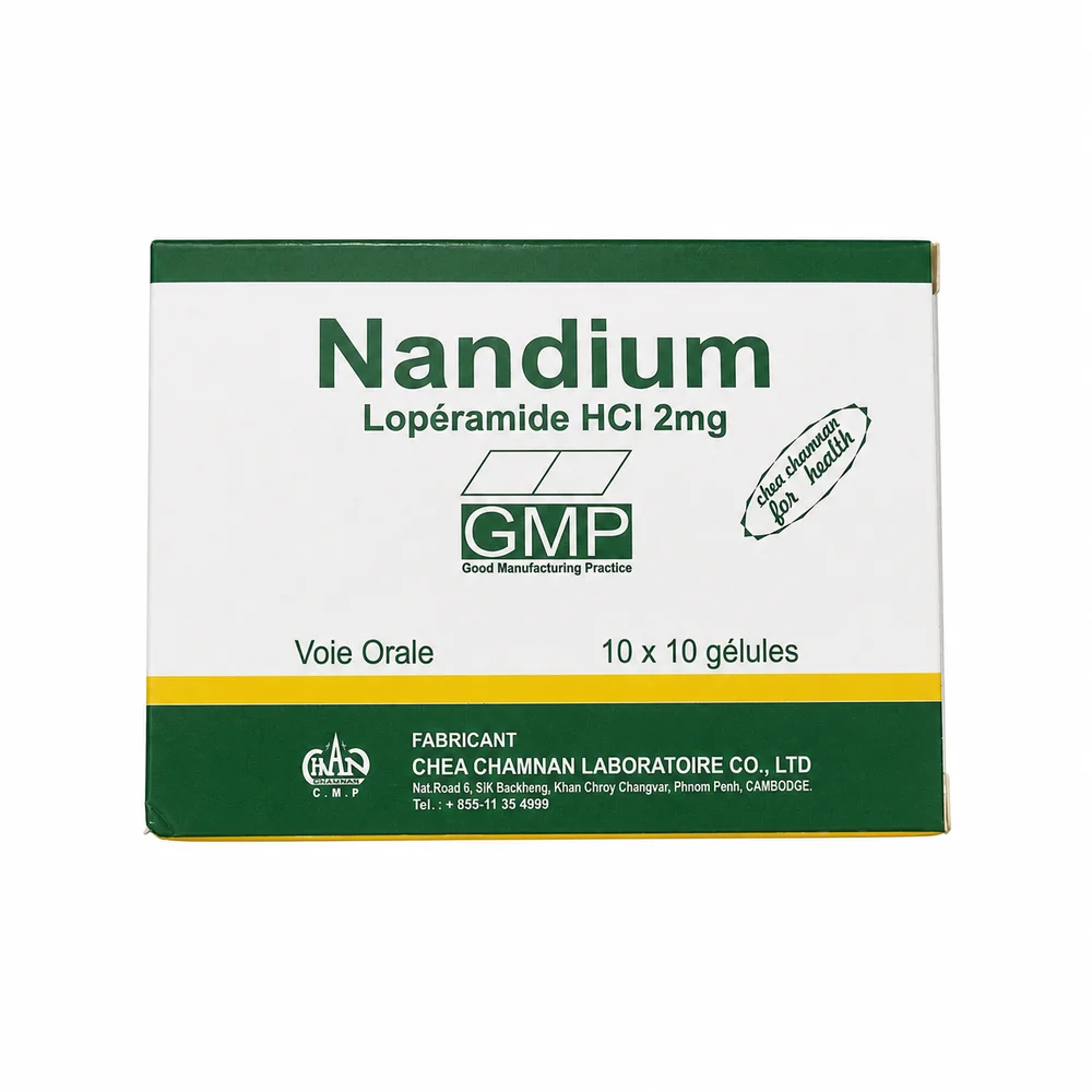 Nandium — available at pharmacies in Cambodia on PharmKulen