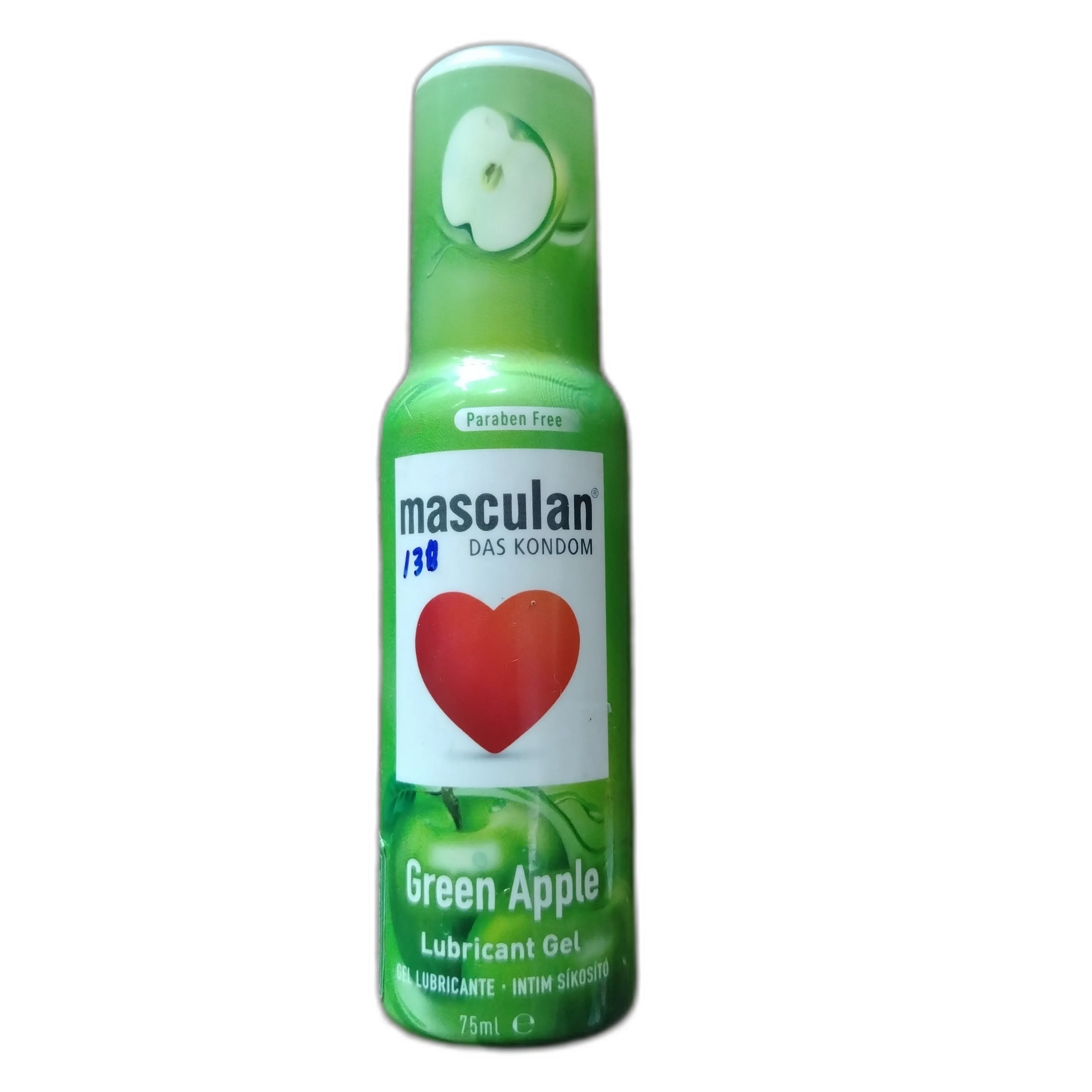 Masculan Green Apple Lubricant Gel — available at pharmacies in Cambodia on PharmKulen