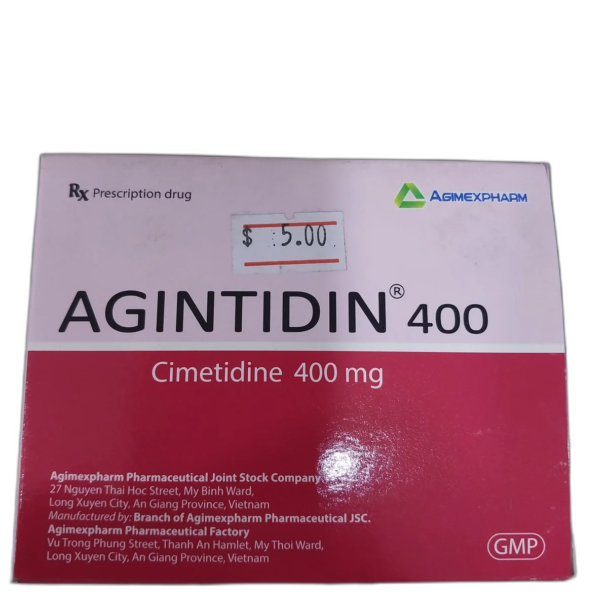 Agintidin 400 — available at pharmacies in Cambodia on PharmKulen