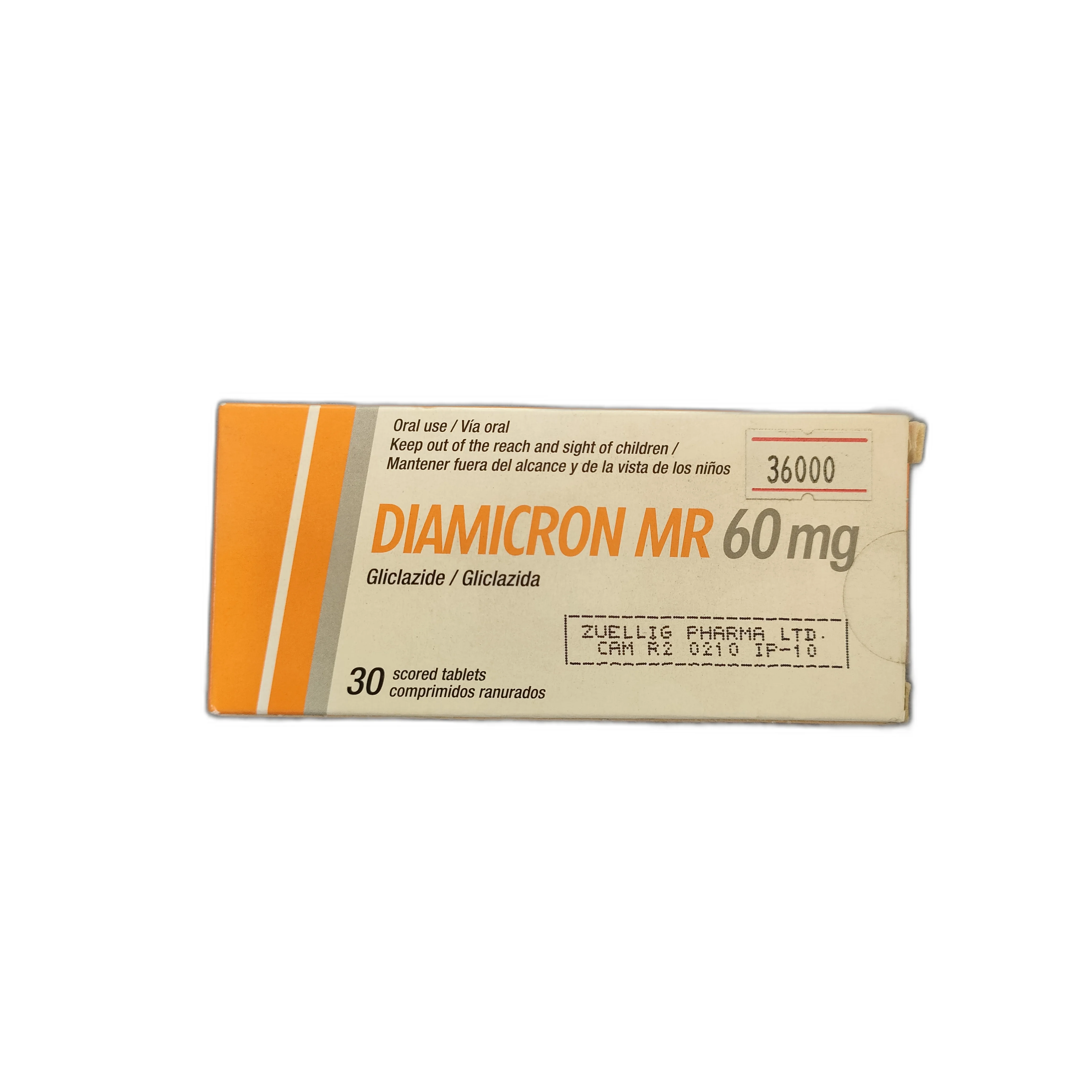 Diamicron MR 60 mg — available at pharmacies in Cambodia on PharmKulen