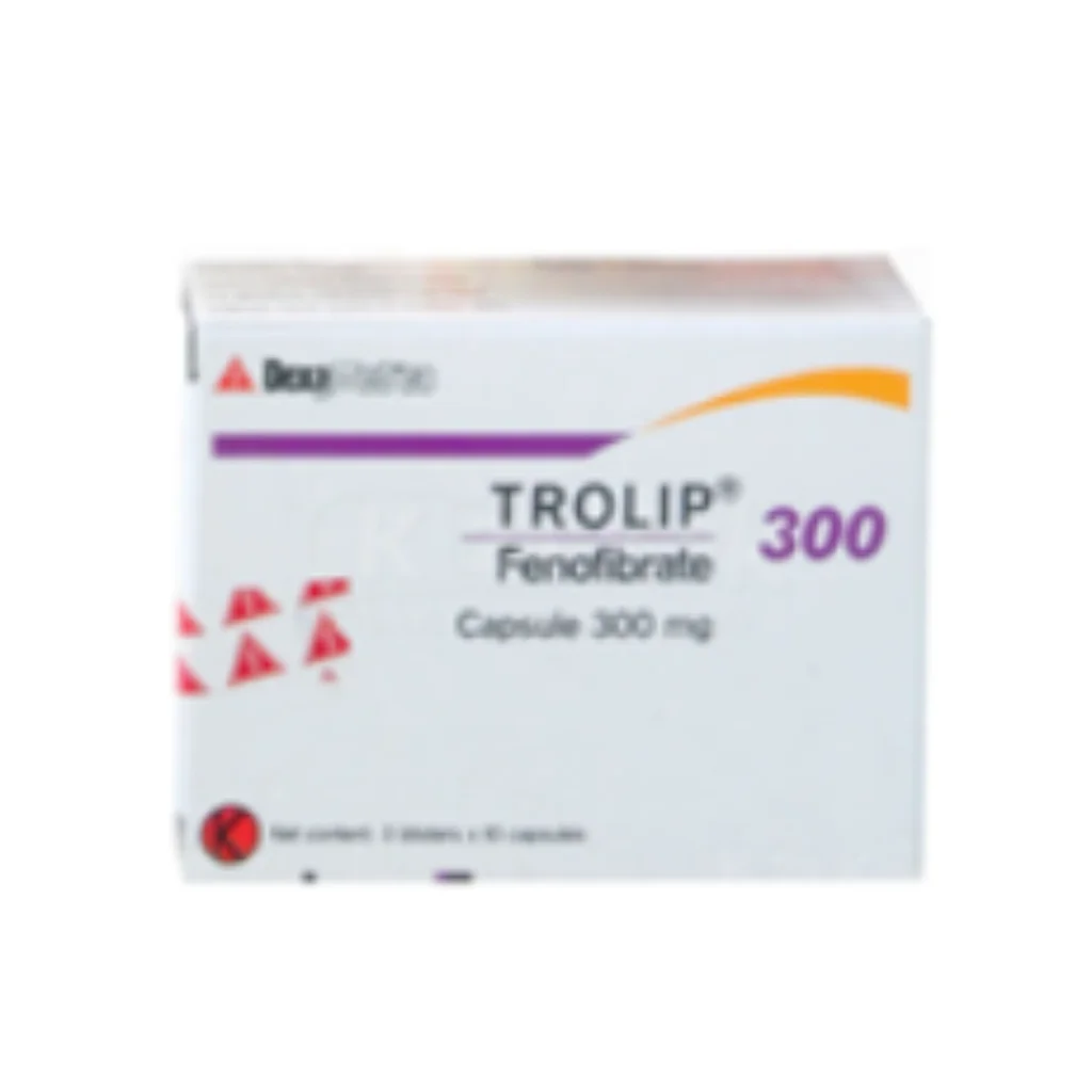 Trolip 300mg (Fenofibrate) — available at pharmacies in Cambodia on PharmKulen