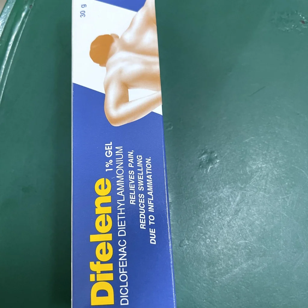 Difelene 1% — available at pharmacies in Cambodia on PharmKulen