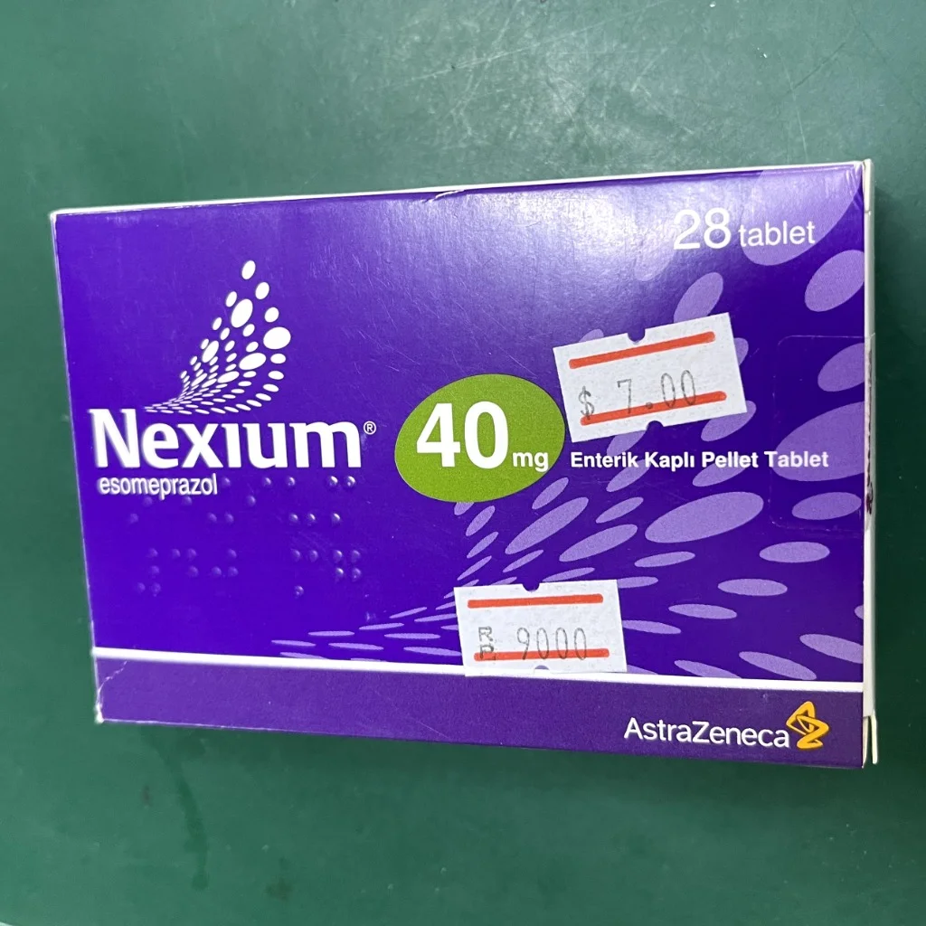 Nexium — available at pharmacies in Cambodia on PharmKulen