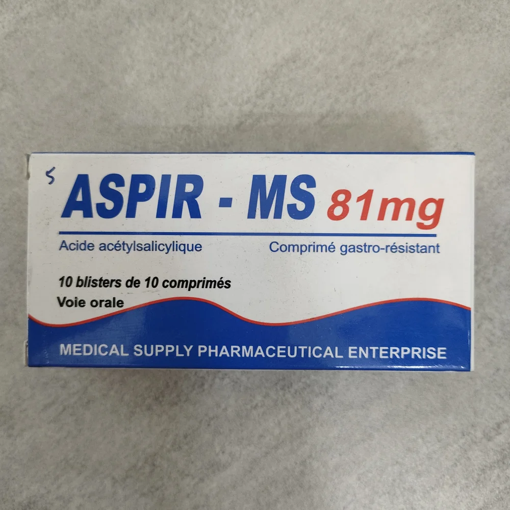 Aspir-MS 81mg — available at pharmacies in Cambodia on PharmKulen