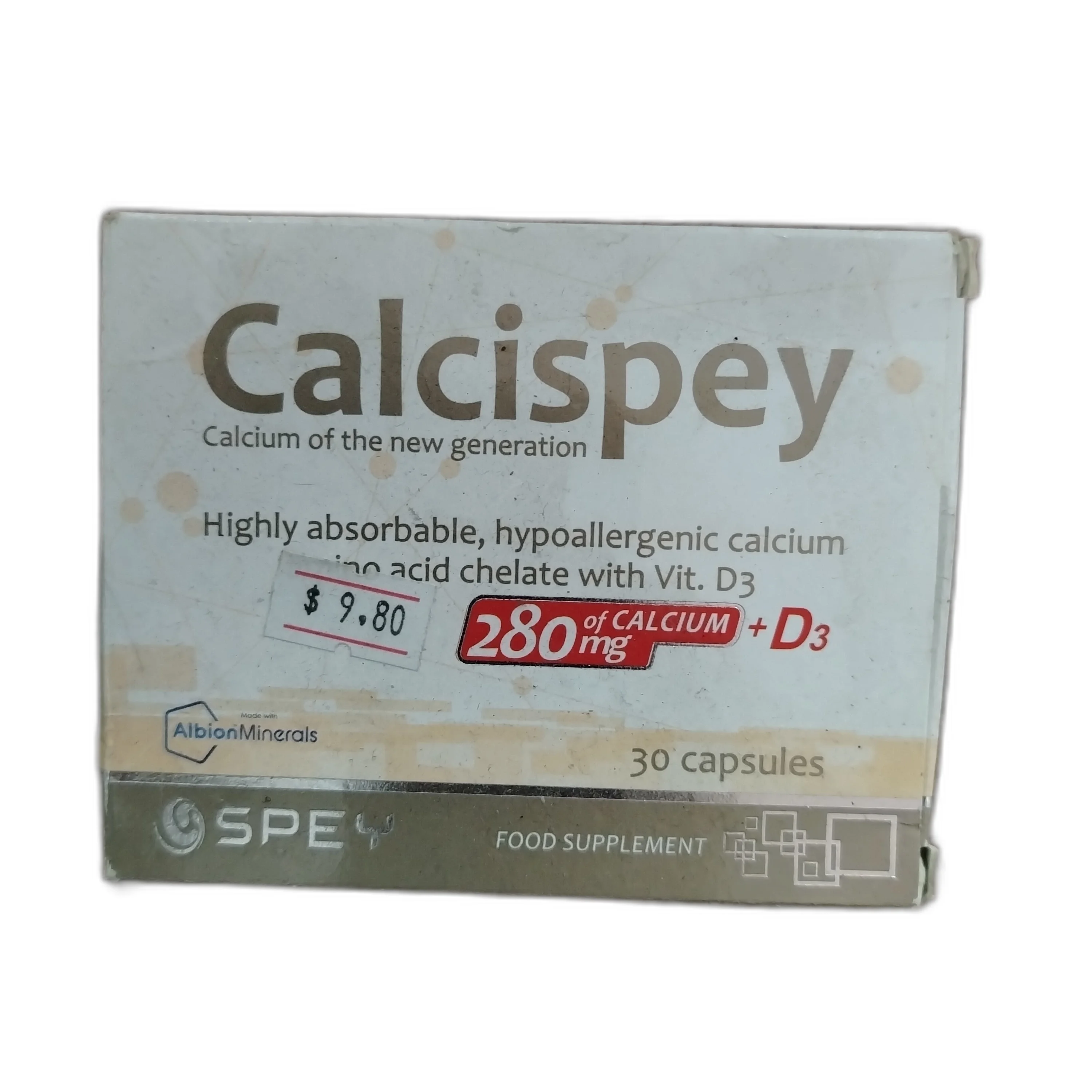Calcispey — available at pharmacies in Cambodia on PharmKulen