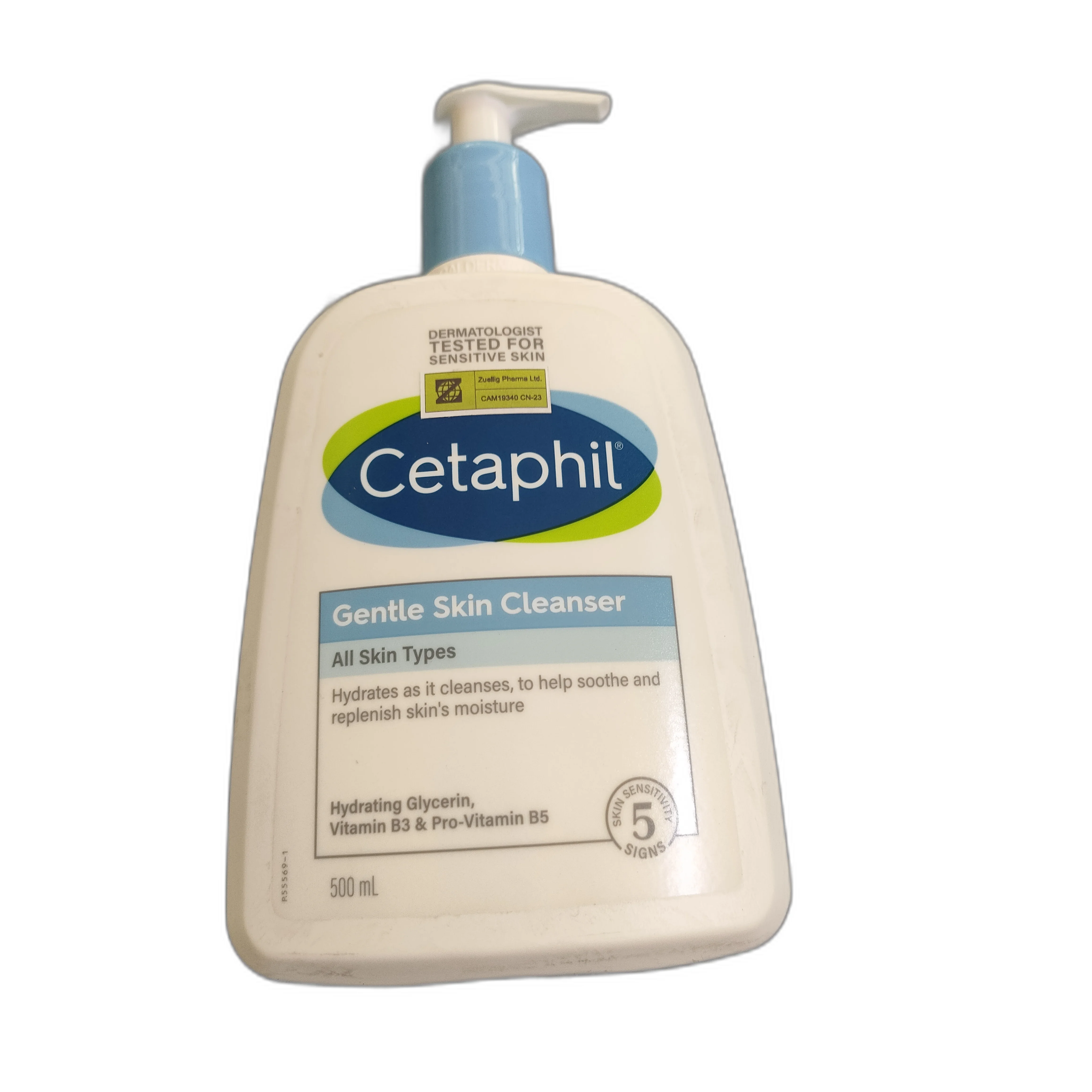 Cetaphil 500ml — available at pharmacies in Cambodia on PharmKulen