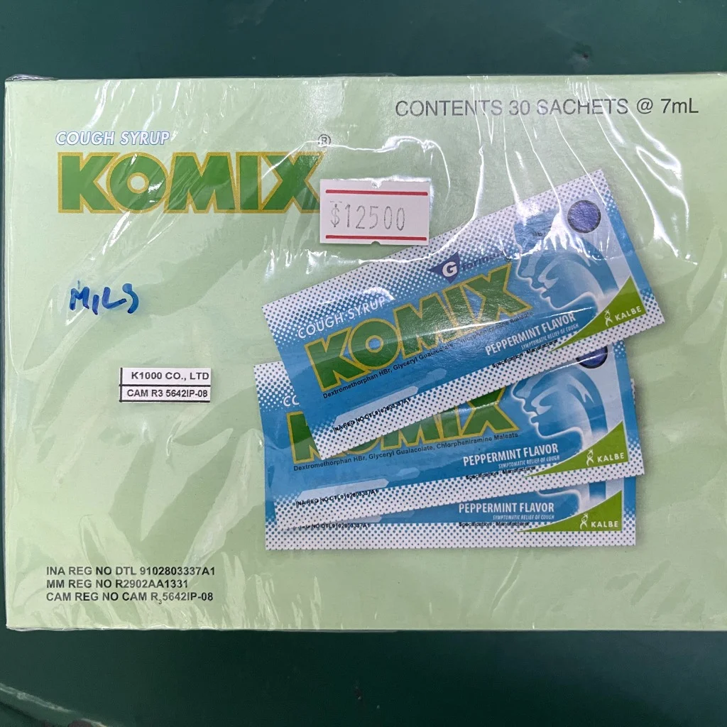 Komix — available at pharmacies in Cambodia on PharmKulen