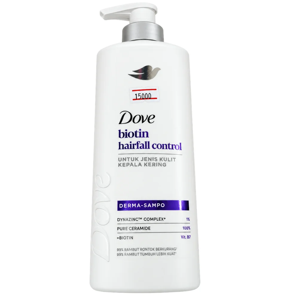 Dove Biotin Hairfall Control Derma-Shampoo — available at pharmacies in Cambodia on PharmKulen