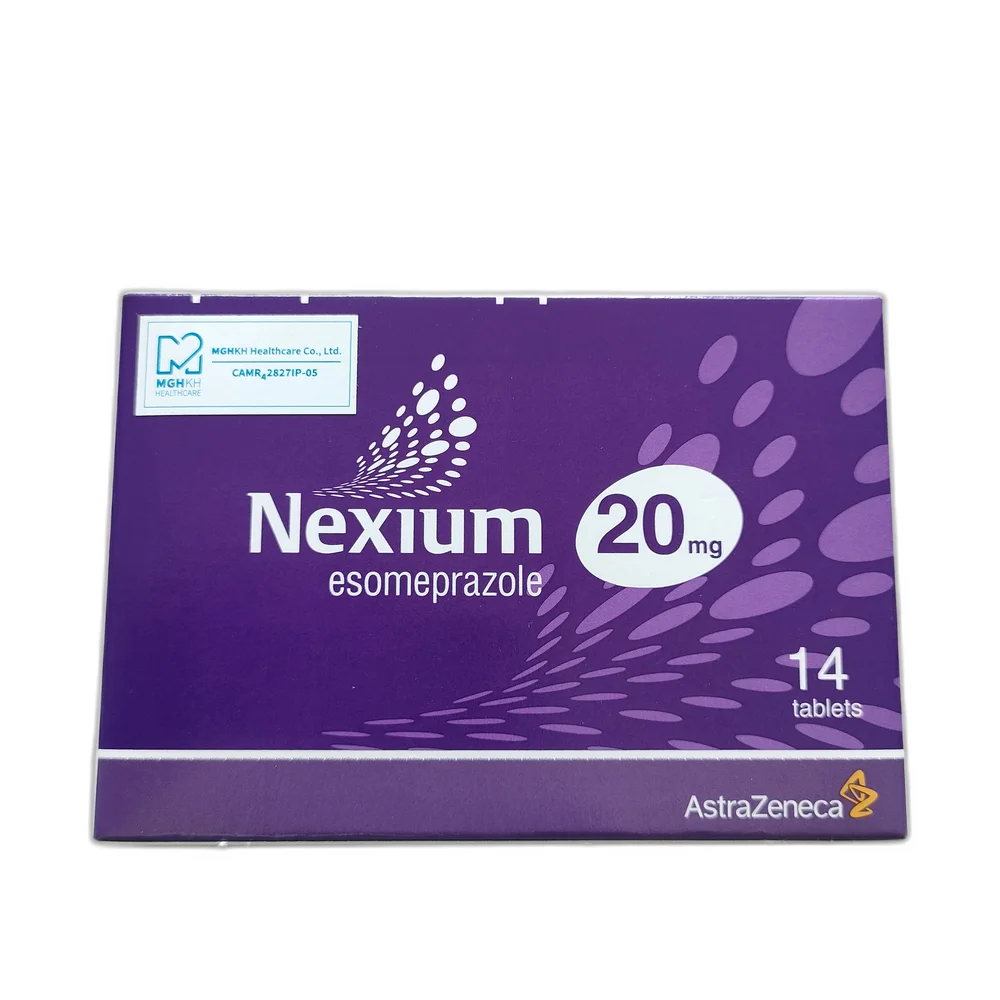 Nexium 20 mg — available at pharmacies in Cambodia on PharmKulen