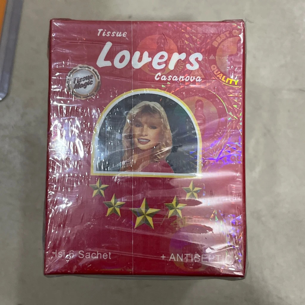 Tissue lovers Casanova red — available at pharmacies in Cambodia on PharmKulen