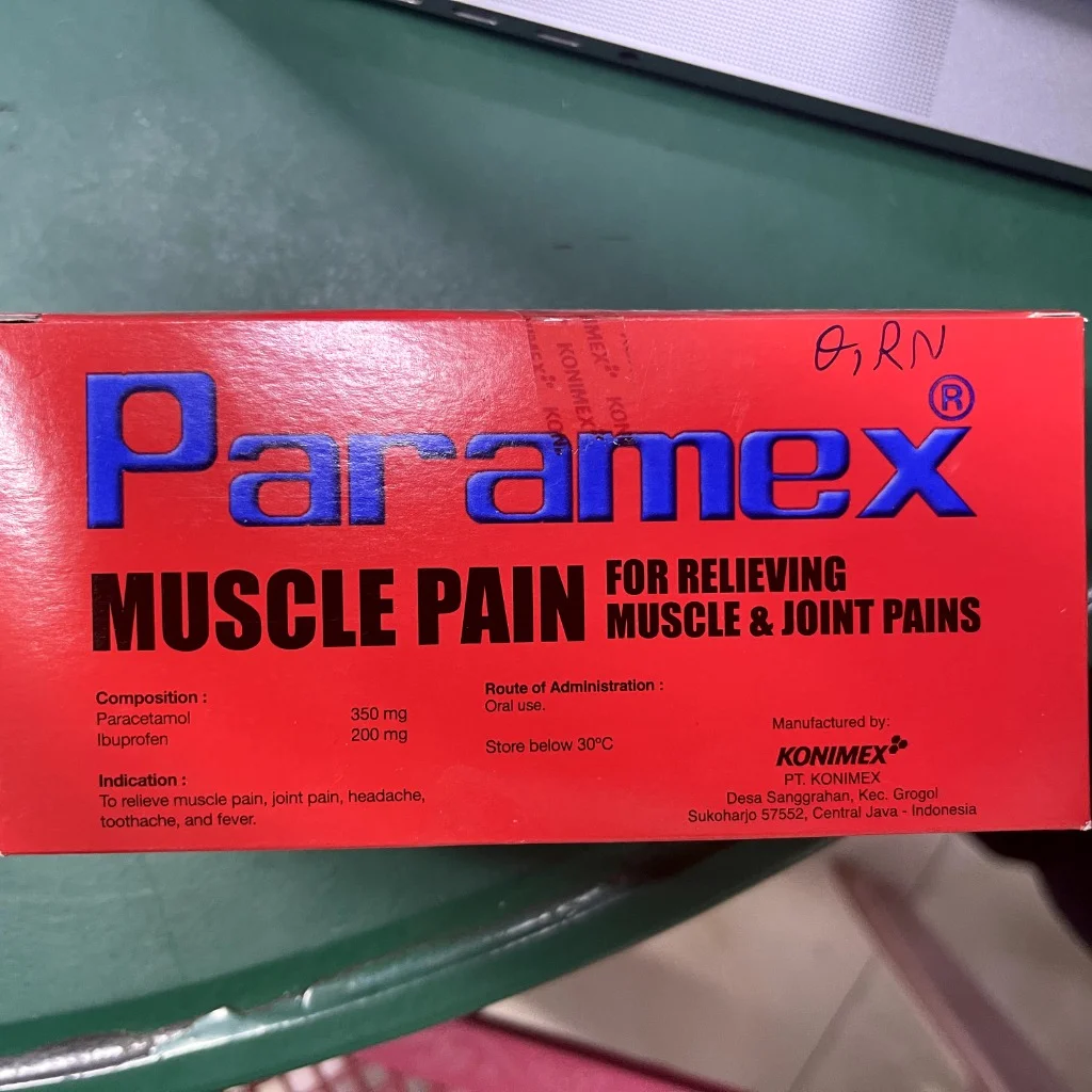 Paramex Muscle Pain, 350mg, 200mg