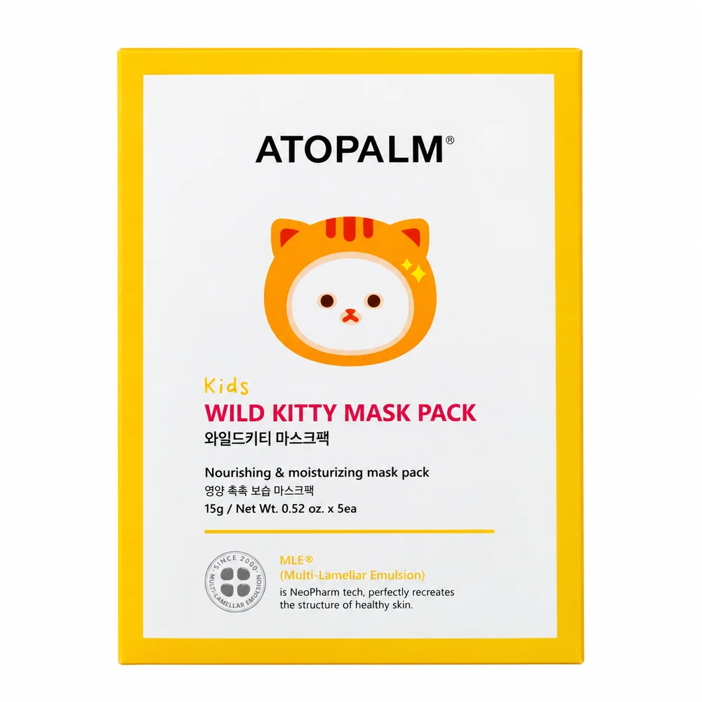 ATOPALM Kids Wild Kitty Mask Pack — available at pharmacies in Cambodia on PharmKulen