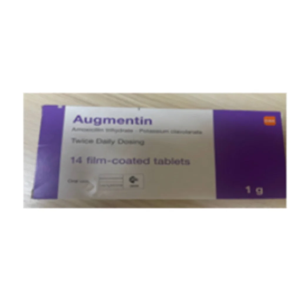 Augmentin 1g Tablet = AMK 1g Tablet (Amoxicillin + Clavulanic) — available at pharmacies in Cambodia on PharmKulen