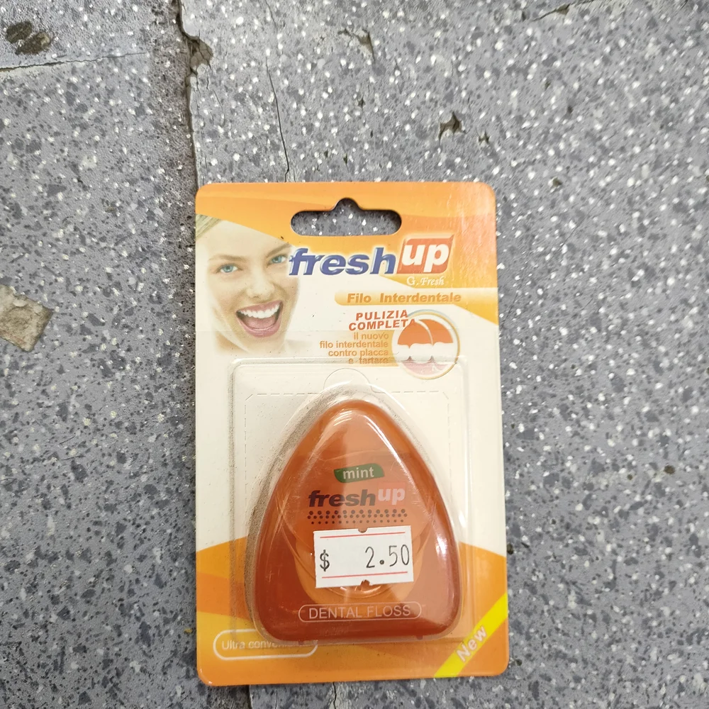 Fresh Up Dental Floss (Mint) — available at pharmacies in Cambodia on PharmKulen