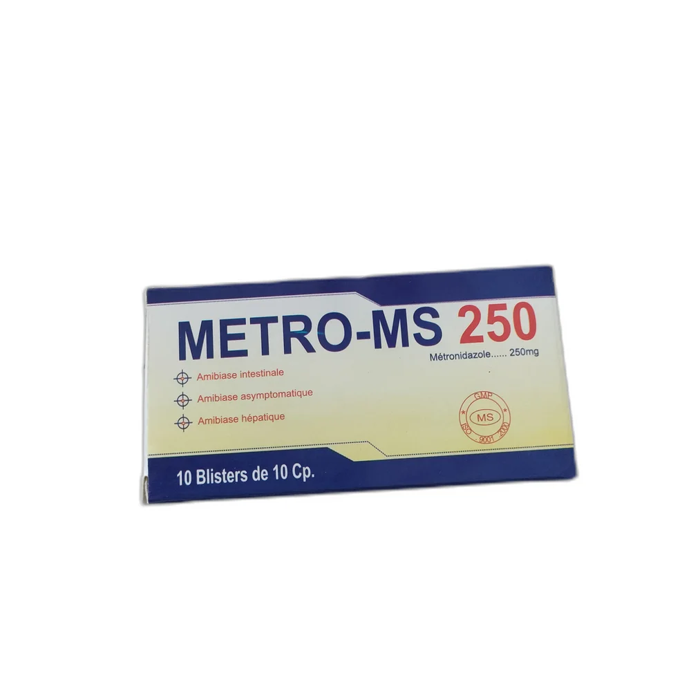 Metro-MS 250 — available at pharmacies in Cambodia on PharmKulen