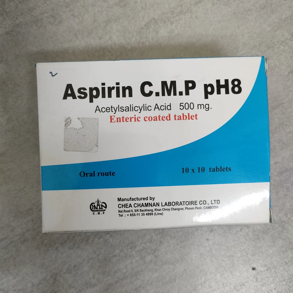 Aspirin C.M.P pH8 — available at pharmacies in Cambodia on PharmKulen