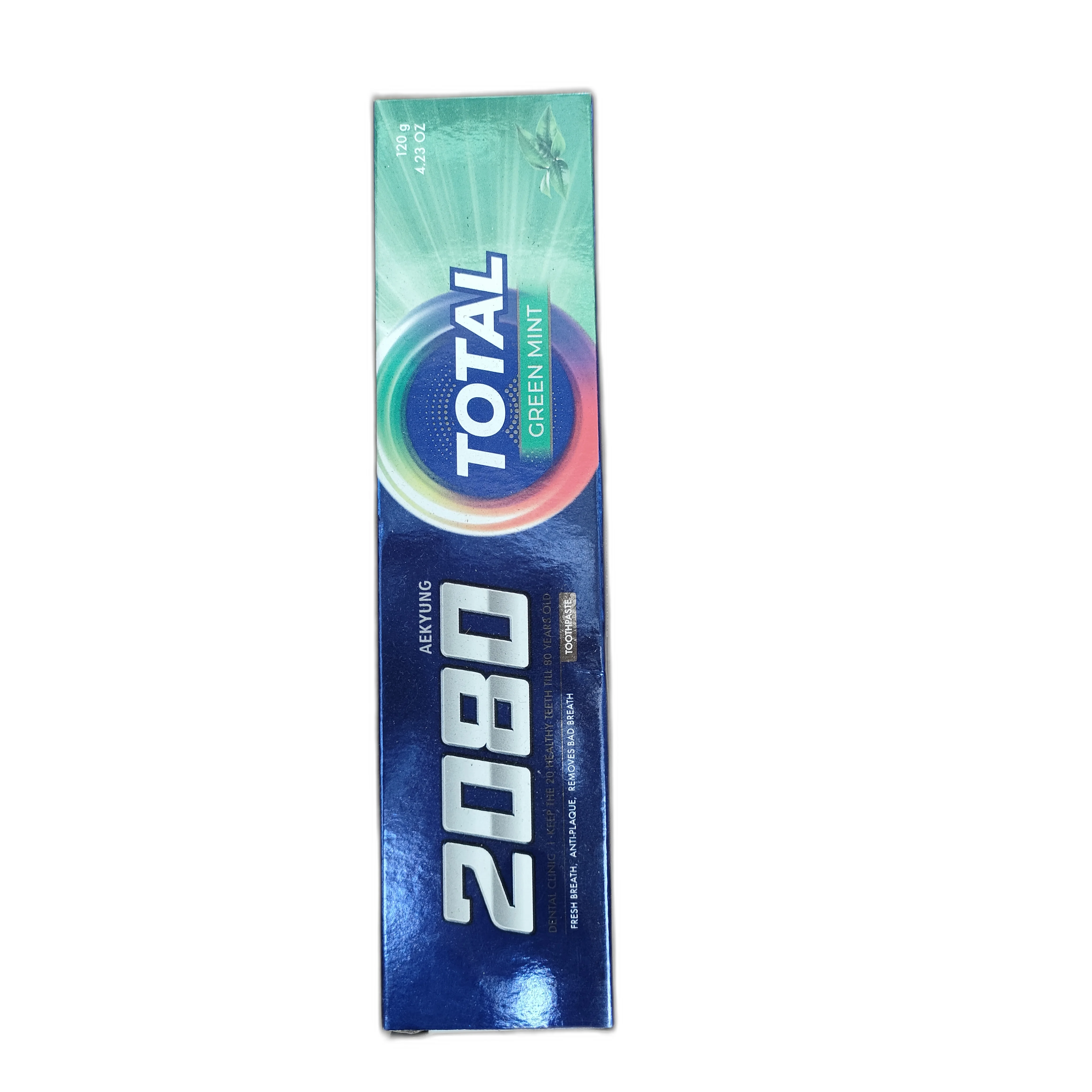 2080 Total Green Mint Toothpaste — available at pharmacies in Cambodia on PharmKulen