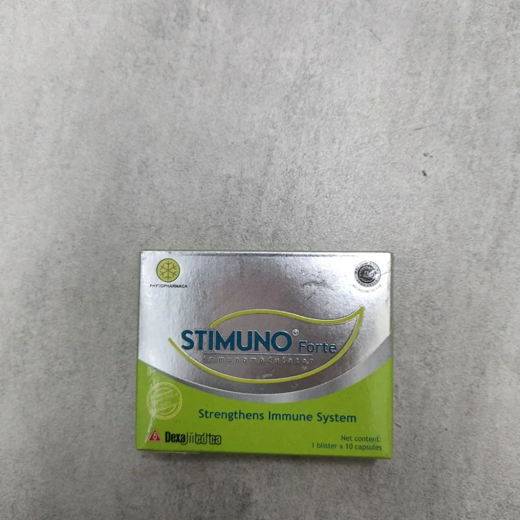 Stimuno Forte — available at pharmacies in Cambodia on PharmKulen