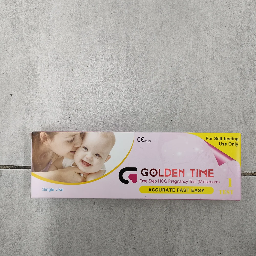 Golden Time One Step HCG Pregnancy Test (Midstream) — available at pharmacies in Cambodia on PharmKulen