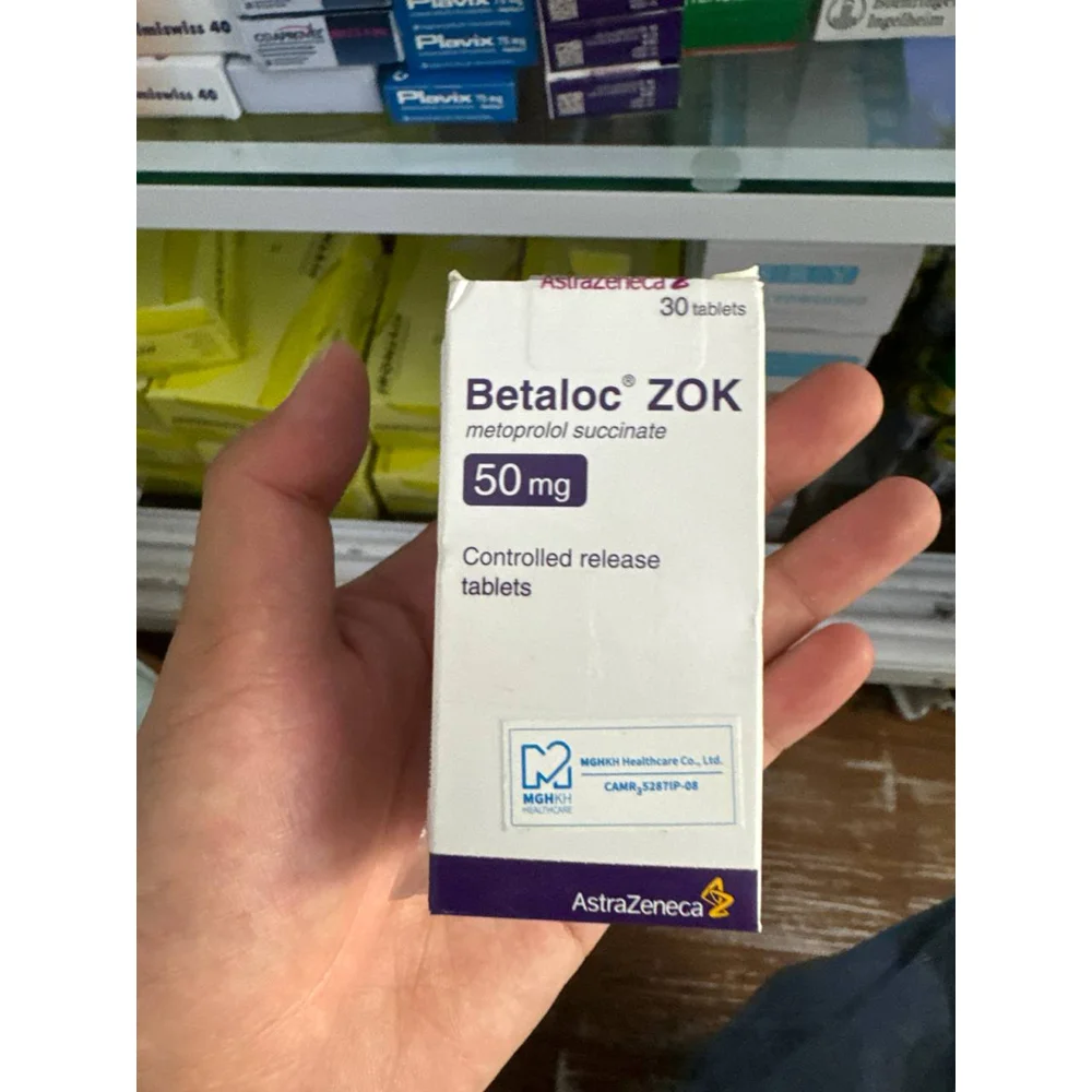 Betaloc ZOK 50 mg — available at pharmacies in Cambodia on PharmKulen