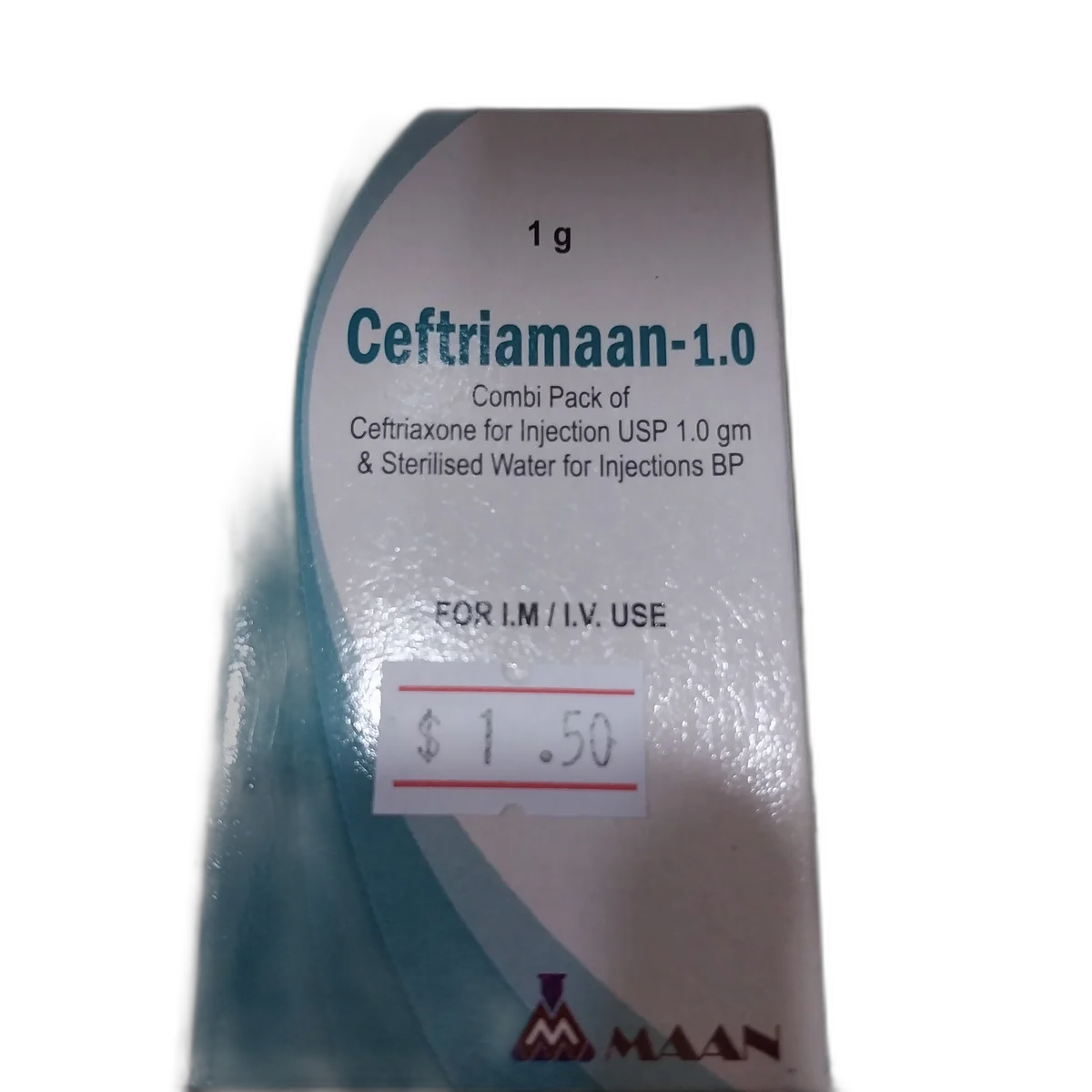 Ceftriamaan-1.0 Injection — available at pharmacies in Cambodia on PharmKulen