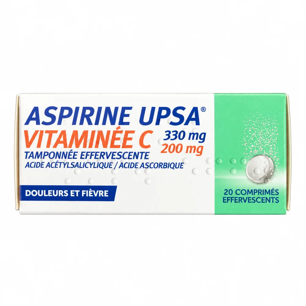 Aspirine UPSA Vitamine C — available at pharmacies in Cambodia on PharmKulen