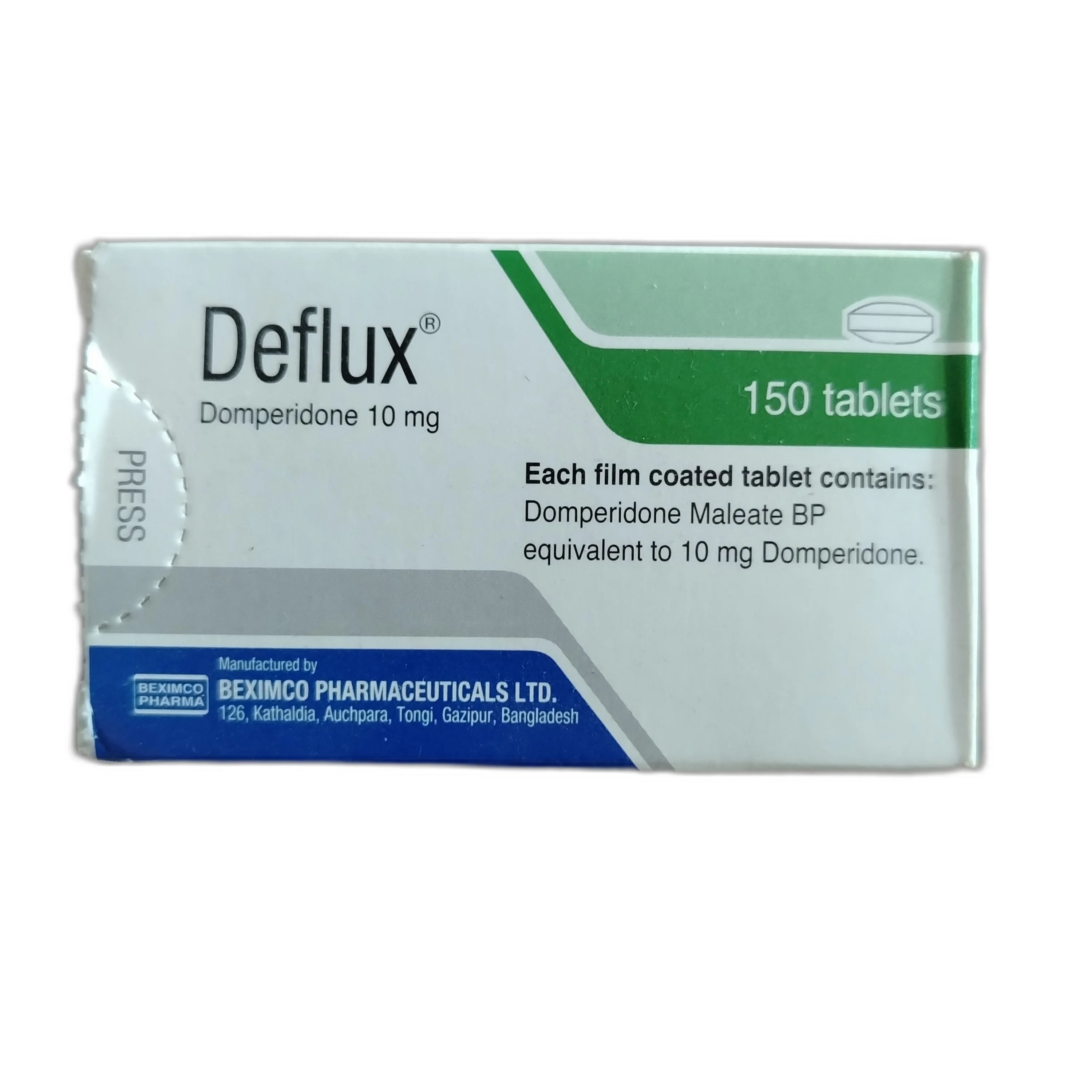 Deflux — available at pharmacies in Cambodia on PharmKulen