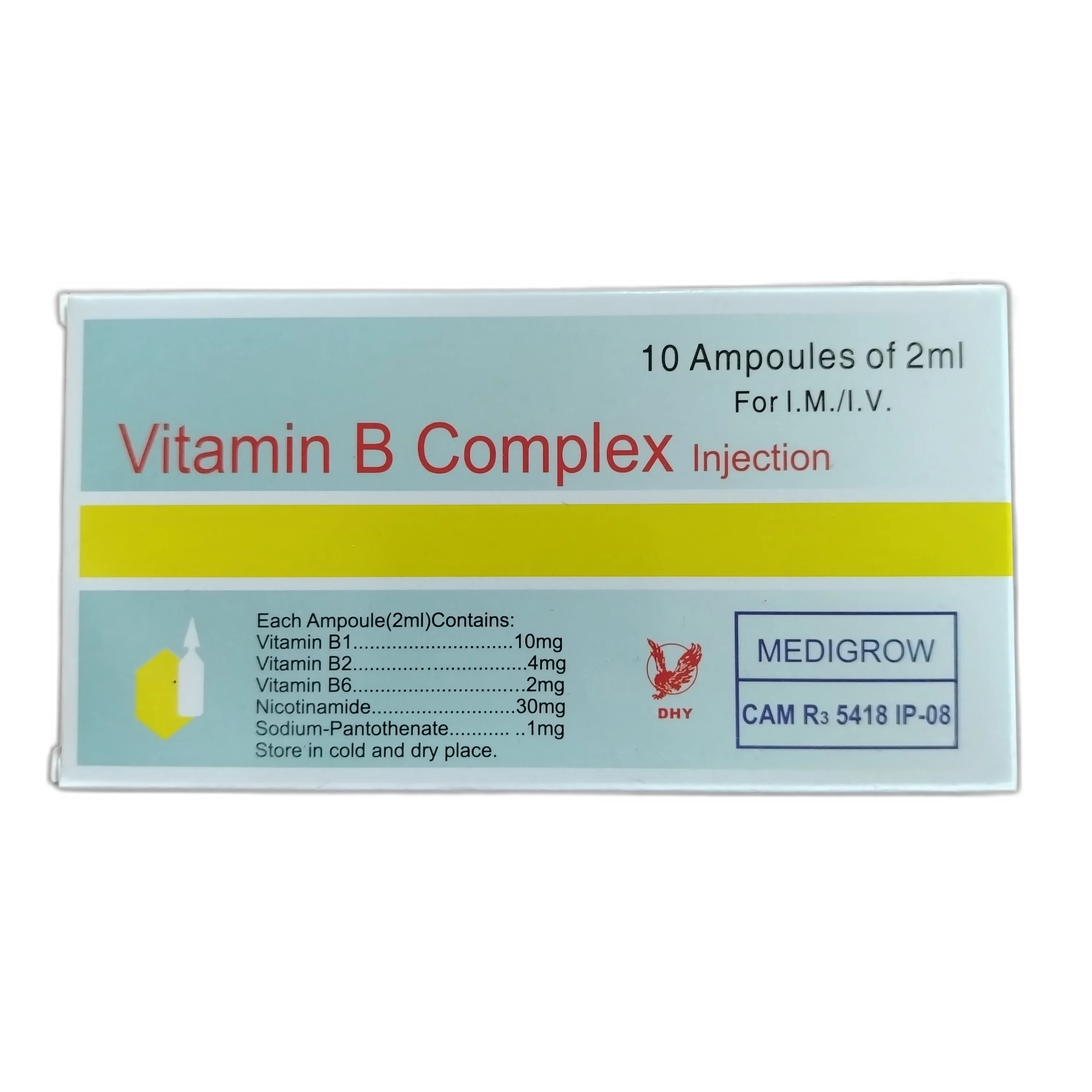 Vitamin B Complex Injection — available at pharmacies in Cambodia on PharmKulen