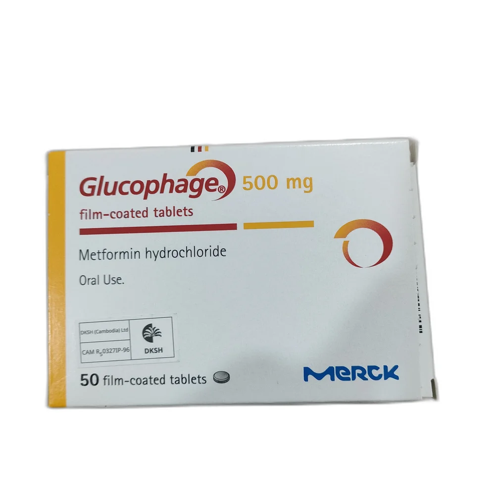 Glucophage — available at pharmacies in Cambodia on PharmKulen