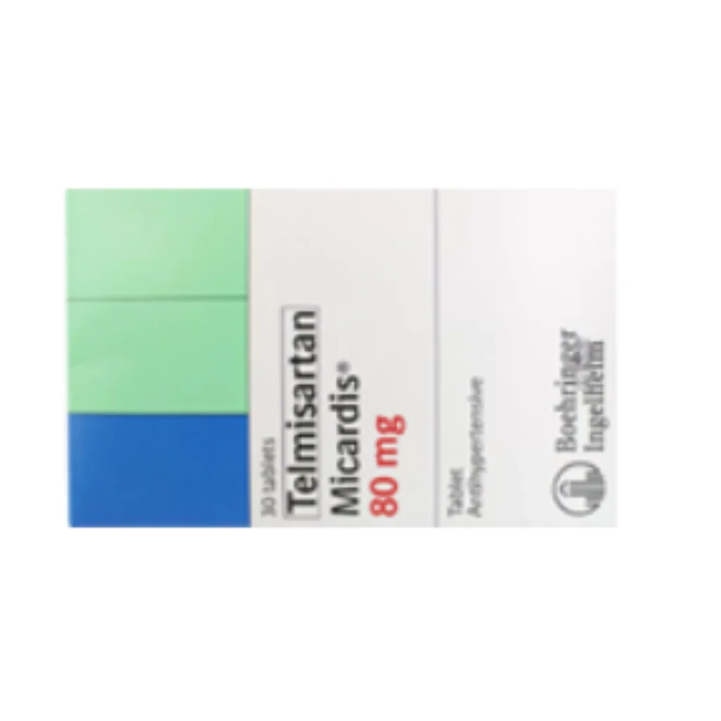 Micardis 80mg (Telmisartan) — available at pharmacies in Cambodia on PharmKulen