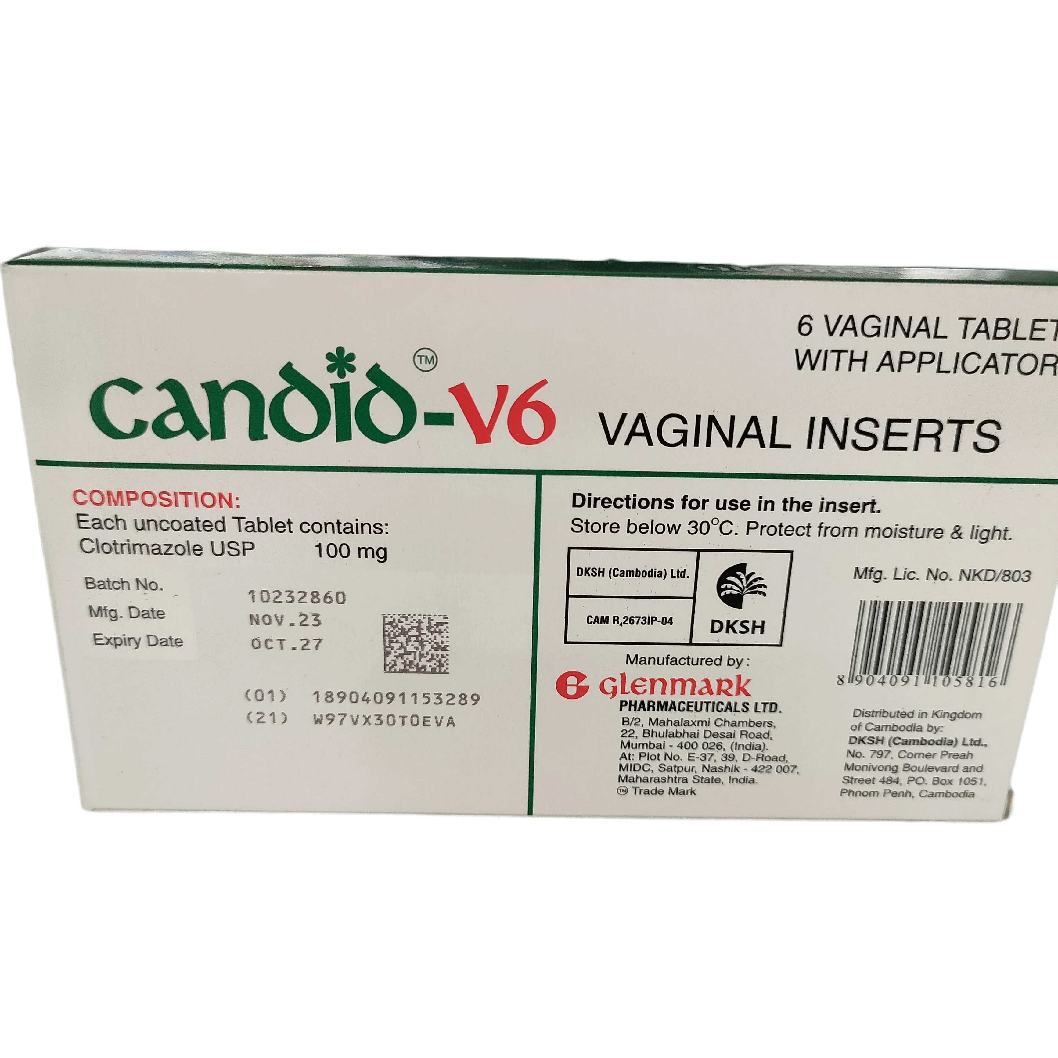 Candid-V6 — available at pharmacies in Cambodia on PharmKulen