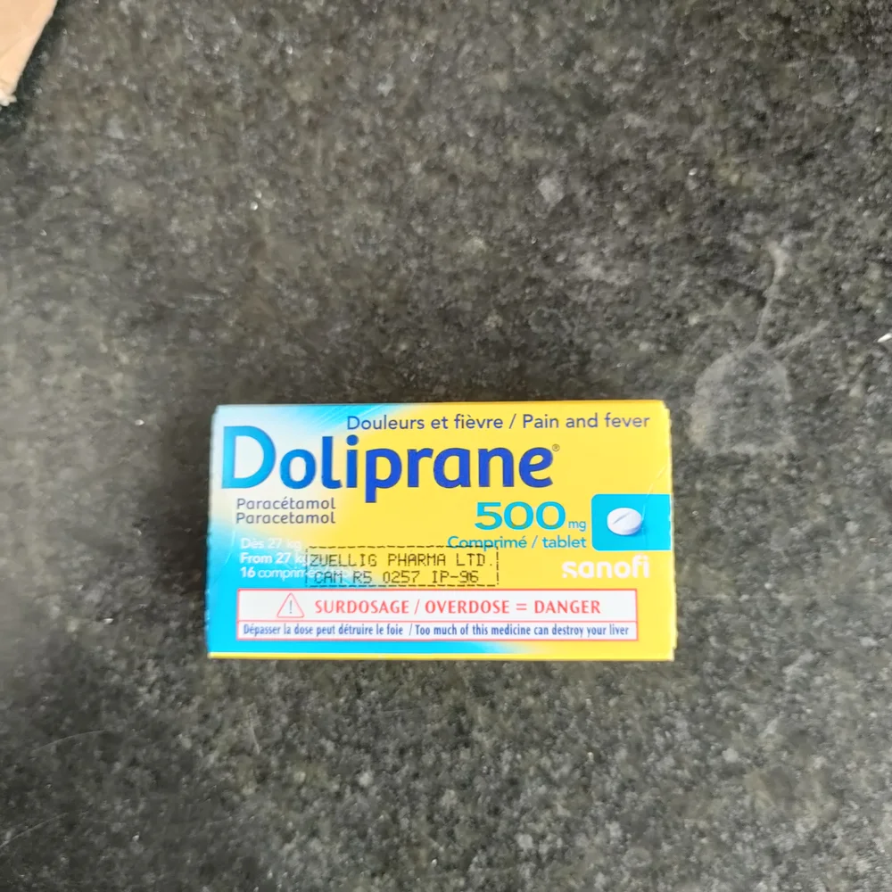 Doliprane — available at pharmacies in Cambodia on PharmKulen