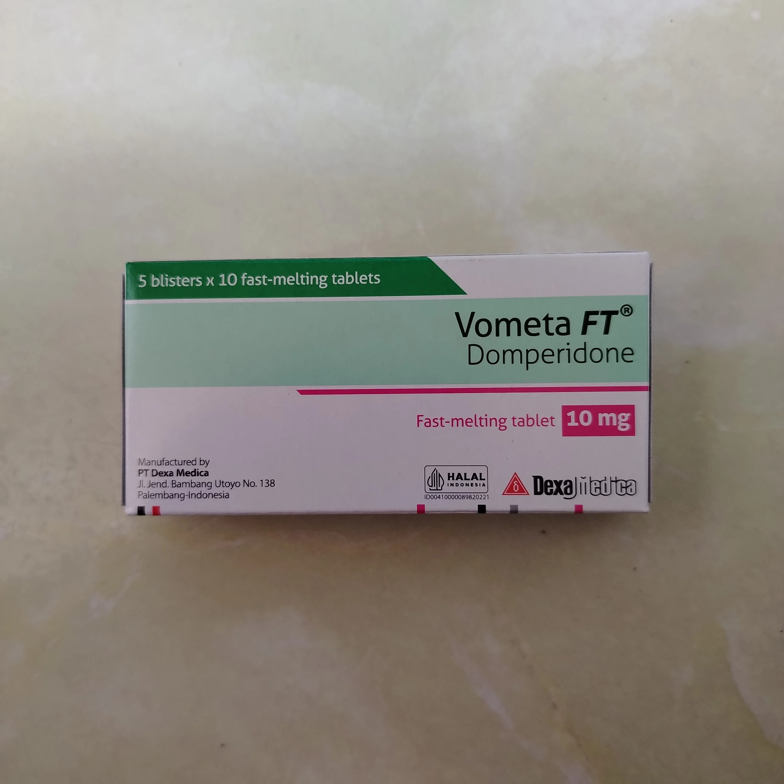 Vometa FT — available at pharmacies in Cambodia on PharmKulen