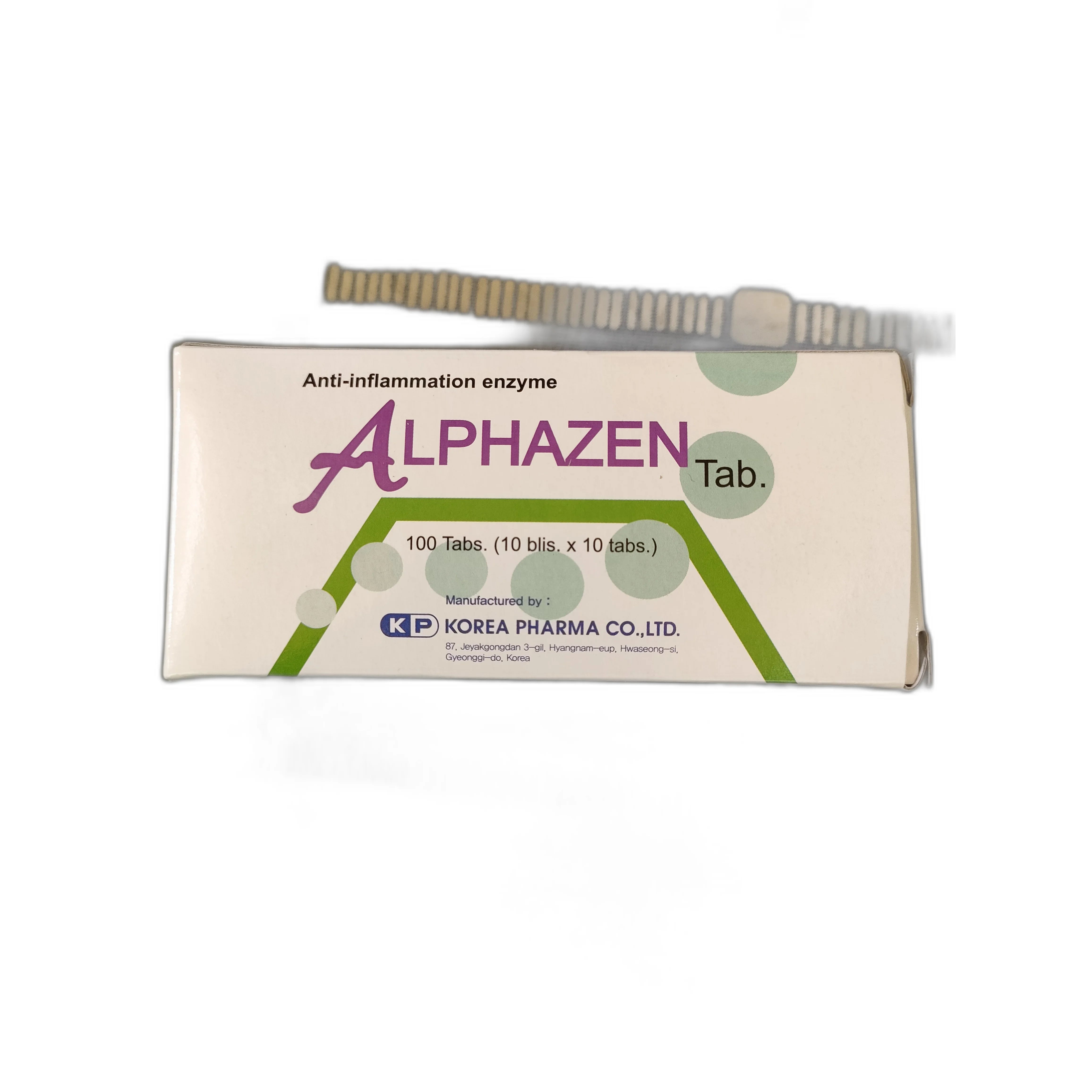 Alphazen Tab — available at pharmacies in Cambodia on PharmKulen