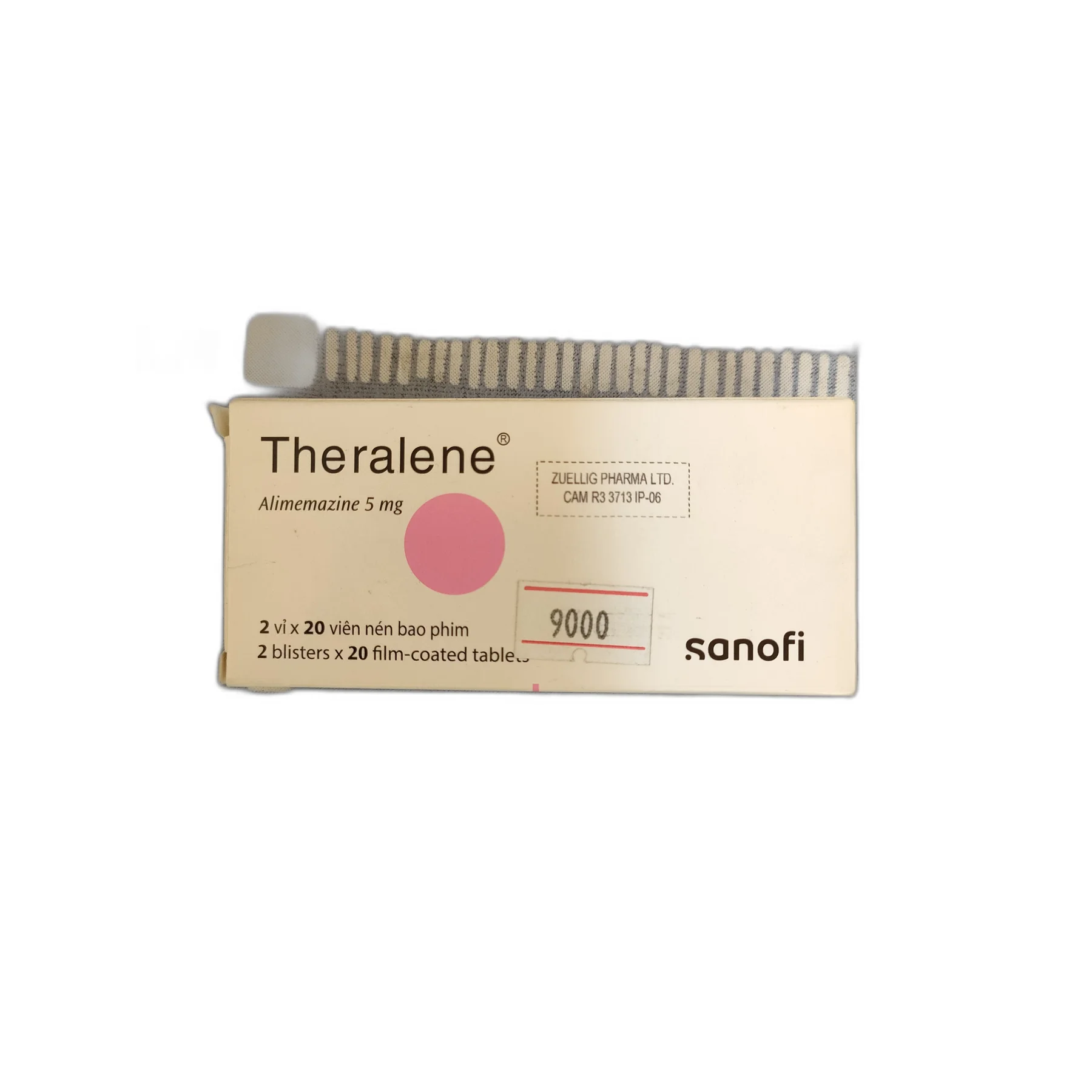 Theralene — available at pharmacies in Cambodia on PharmKulen