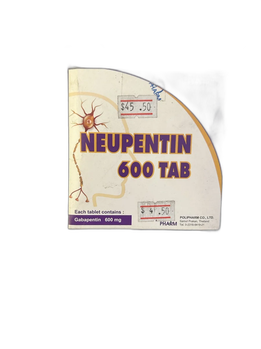 NEUPENTIN 600 mg — available at pharmacies in Cambodia on PharmKulen