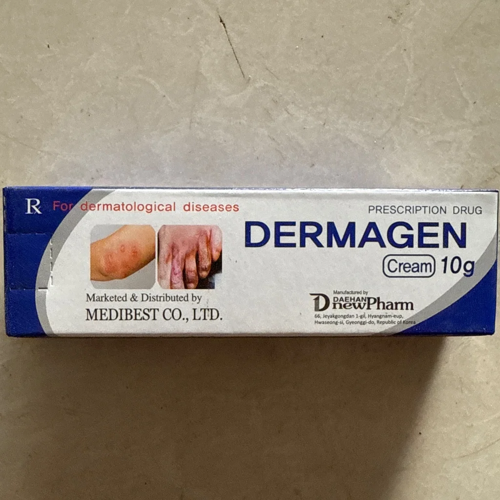 DERMAGEN — available at pharmacies in Cambodia on PharmKulen