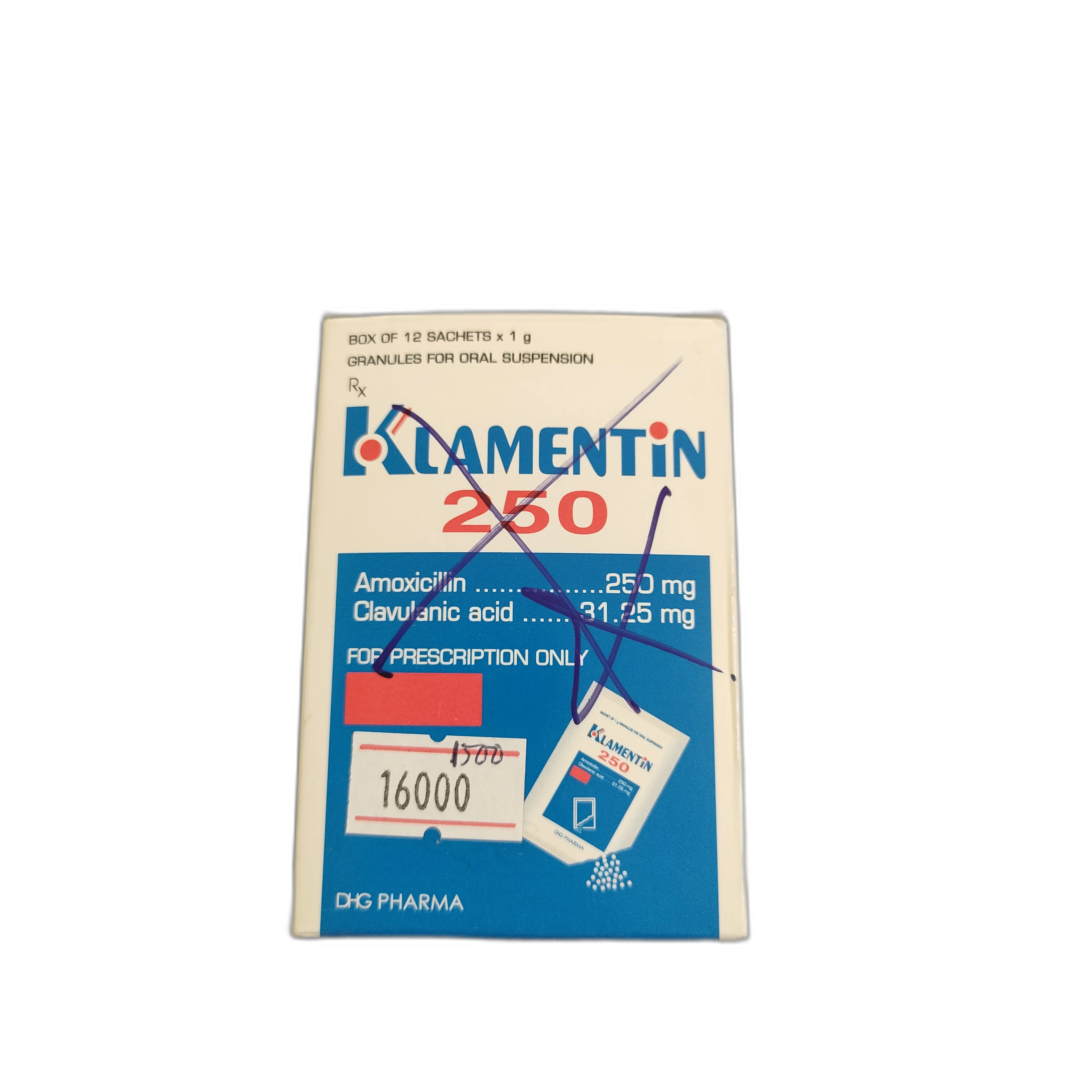Klamentin 250 — available at pharmacies in Cambodia on PharmKulen