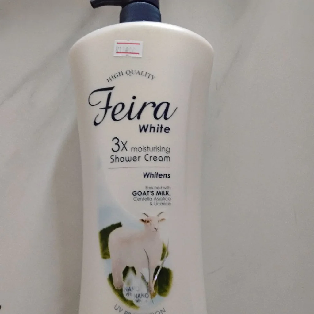 Feira White 3X Moisturising Shower Cream – Goat’s Milk — available at pharmacies in Cambodia on PharmKulen