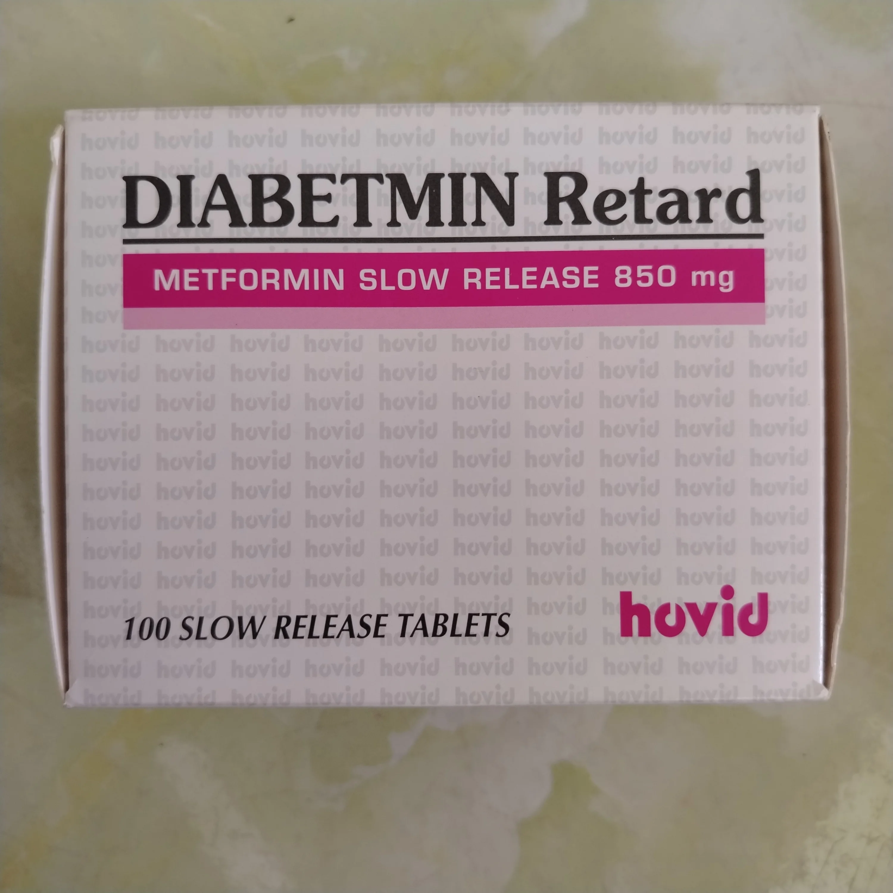 Diabetmin Retard 850mg — available at pharmacies in Cambodia on PharmKulen