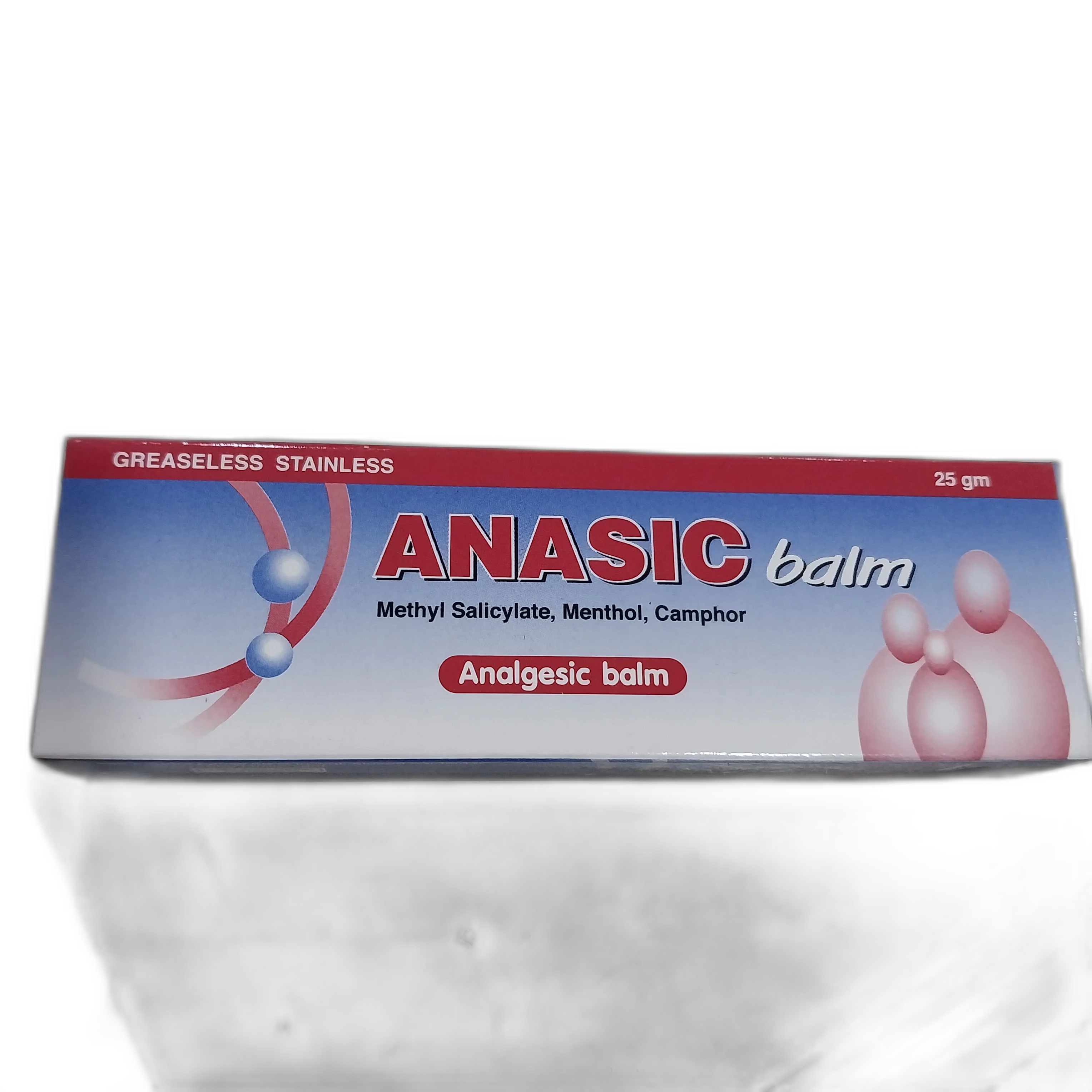 Anasic Balm 25g — available at pharmacies in Cambodia on PharmKulen