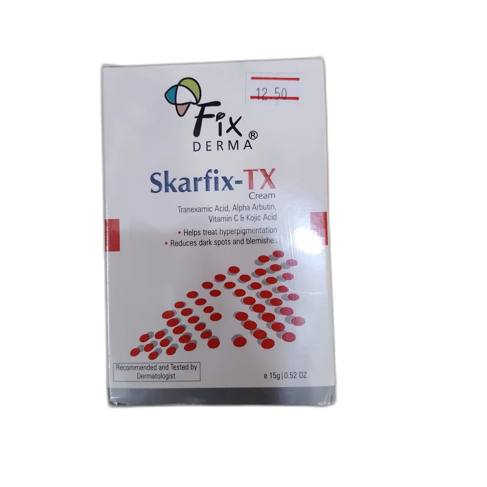Fixderma Skarfix-TX Cream — available at pharmacies in Cambodia on PharmKulen