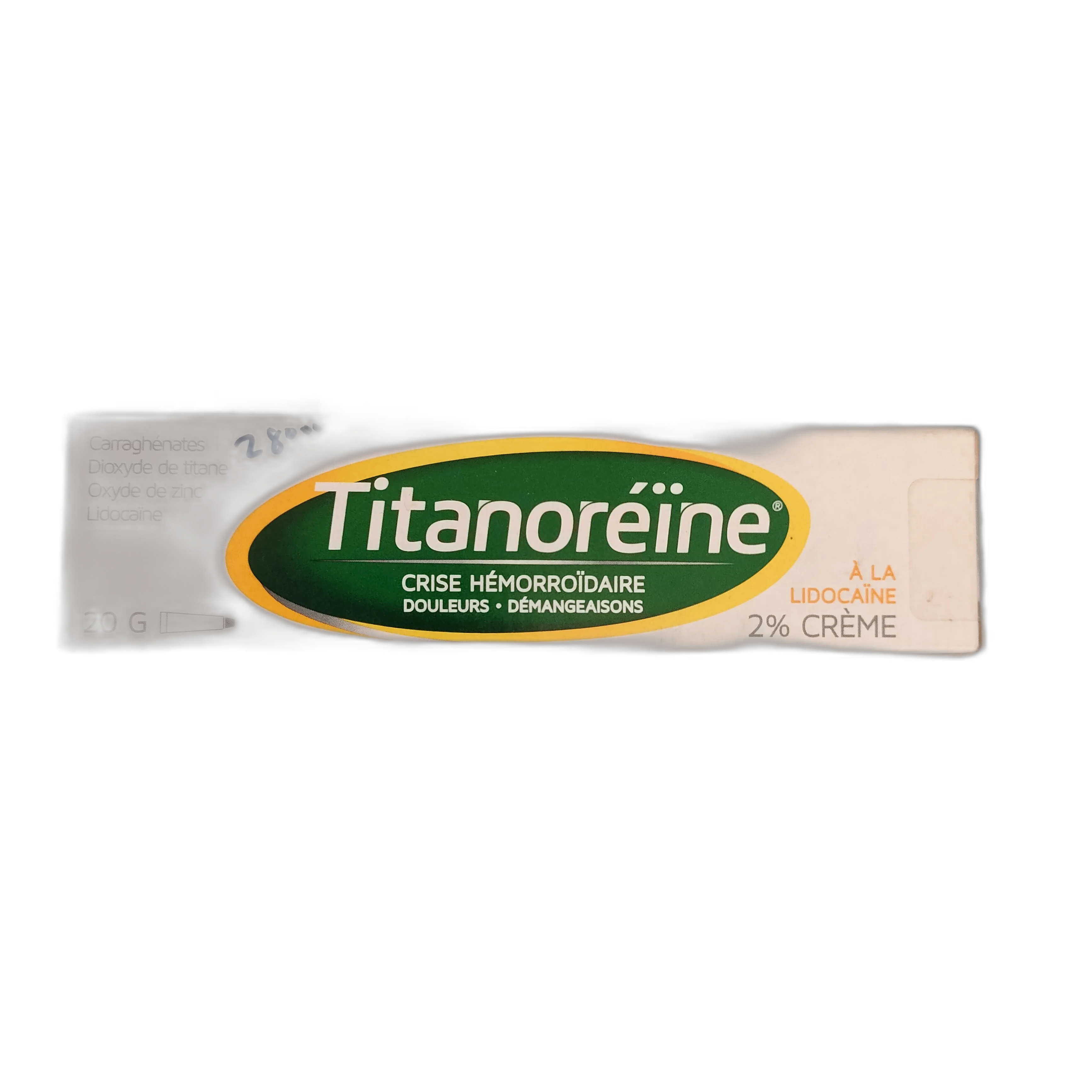 Titanoreine a la Lidocaine 2% Creme — available at pharmacies in Cambodia on PharmKulen