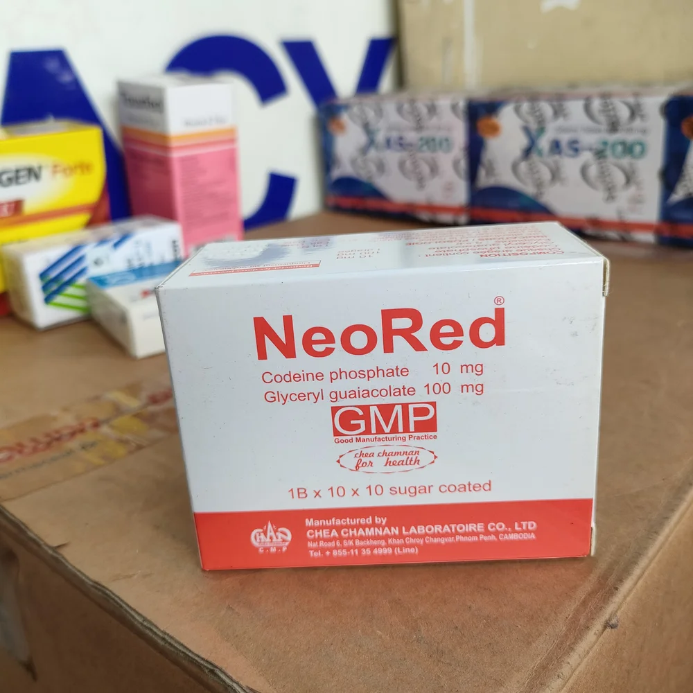NeoRed — available at pharmacies in Cambodia on PharmKulen