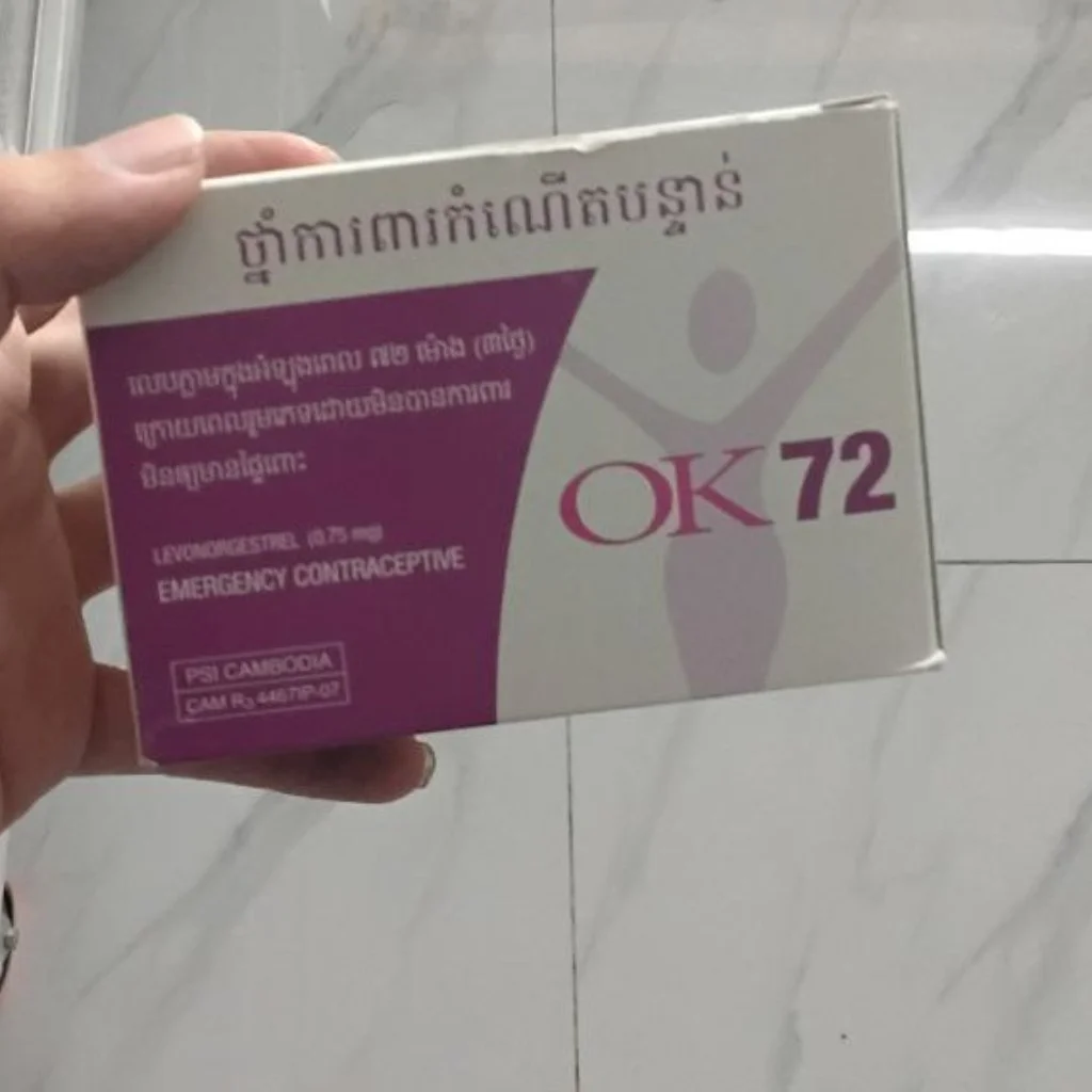 OK 72 — available at pharmacies in Cambodia on PharmKulen