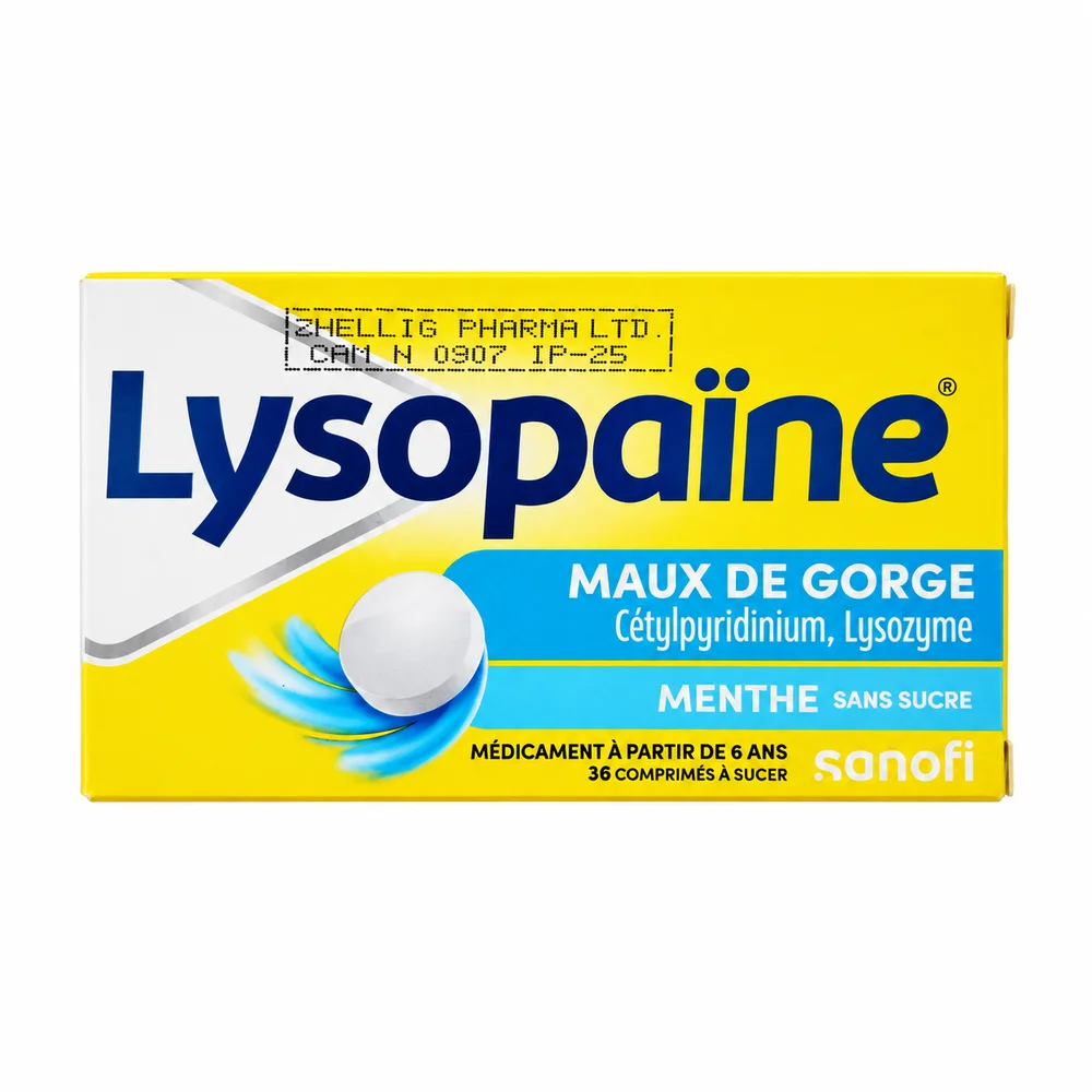 Lysopaïne — available at pharmacies in Cambodia on PharmKulen
