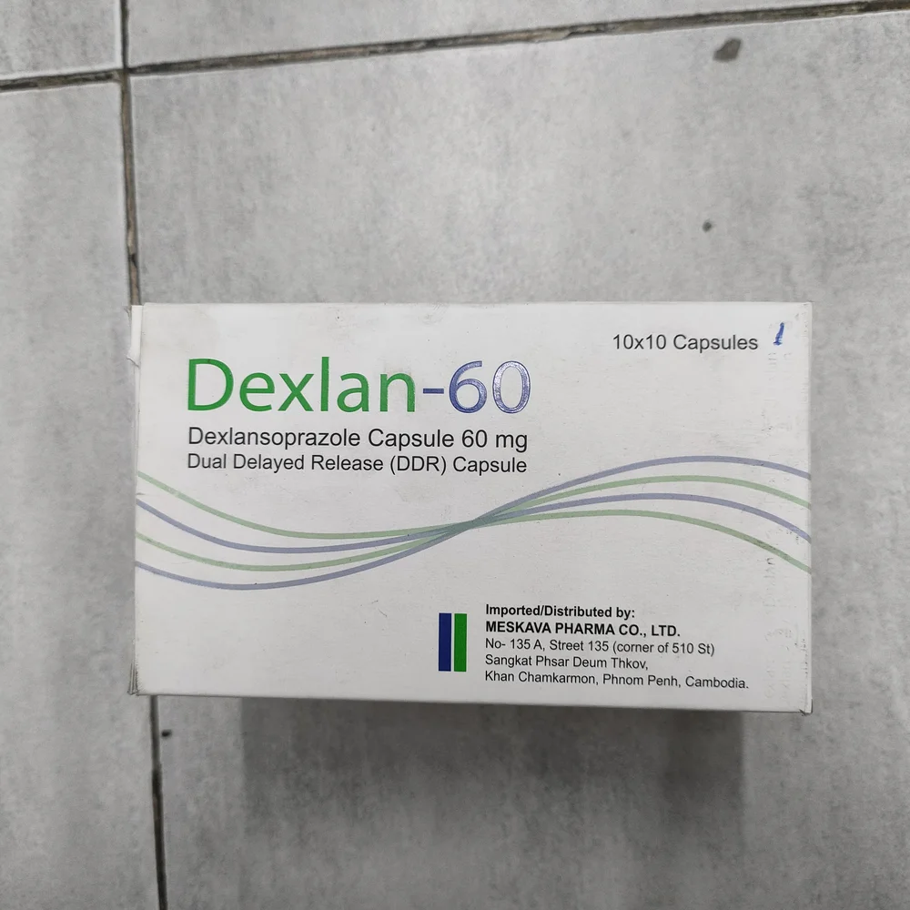 Dexlan-60 — available at pharmacies in Cambodia on PharmKulen