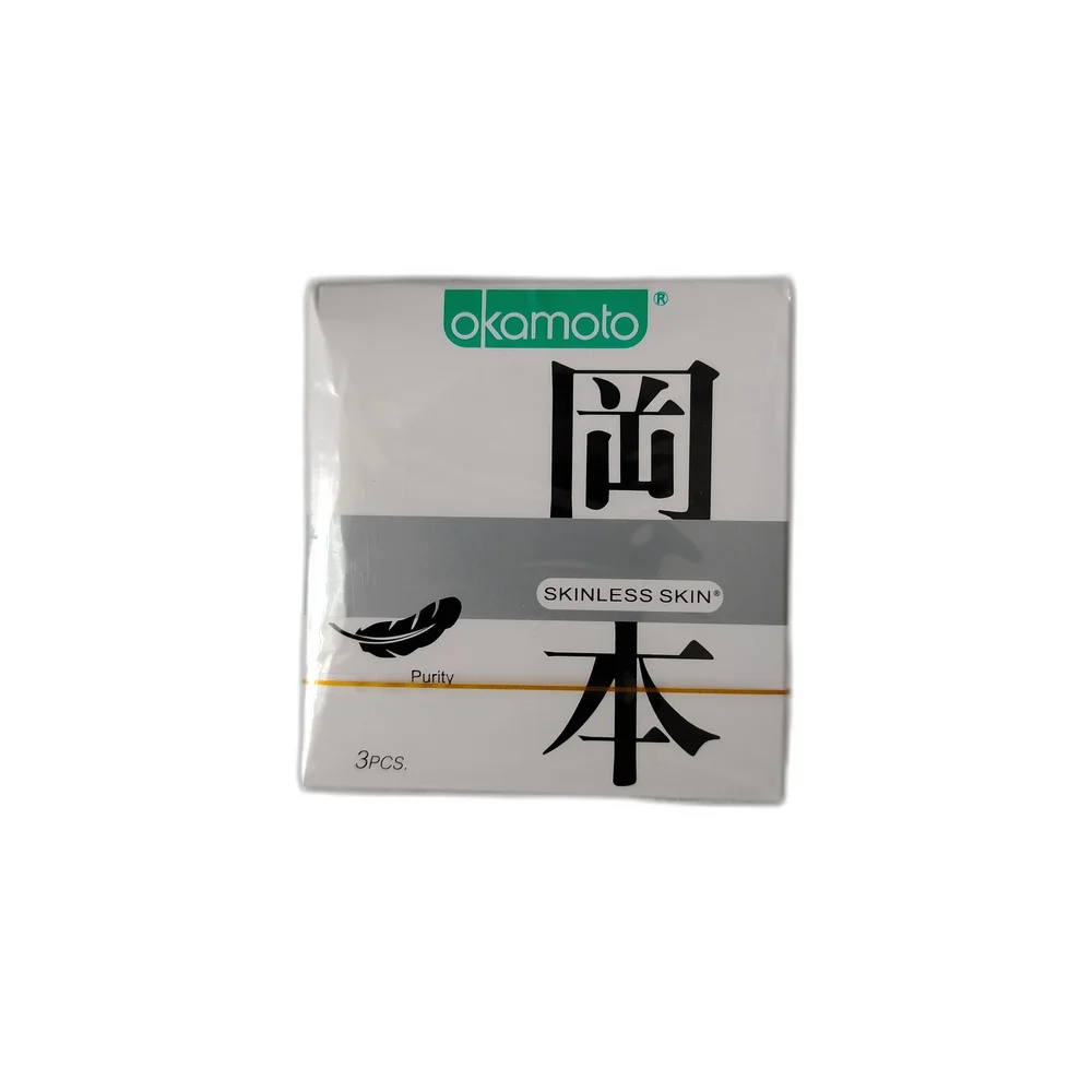 Okamoto Skinless Skin Purity — available at pharmacies in Cambodia on PharmKulen