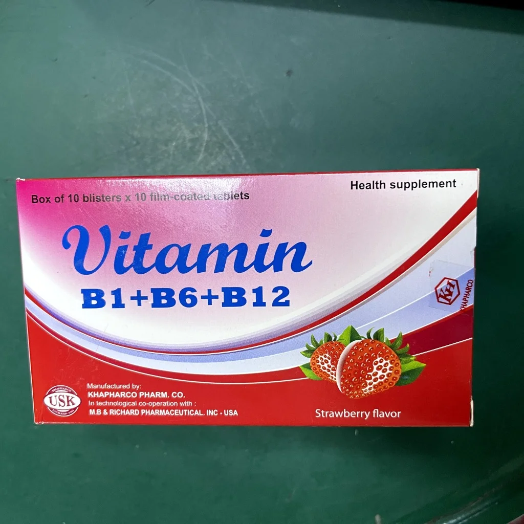 Vitamin B1+B6+B12 — available at pharmacies in Cambodia on PharmKulen